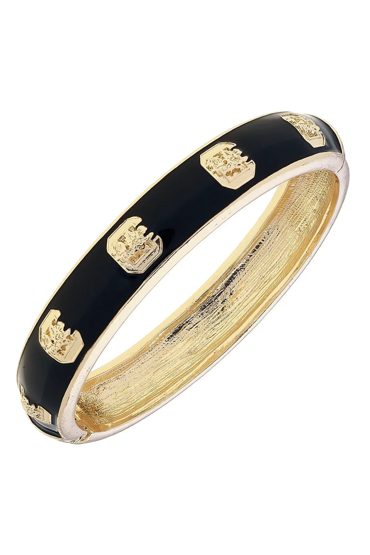 Game Day Sculpted Enameled Logo Bangle