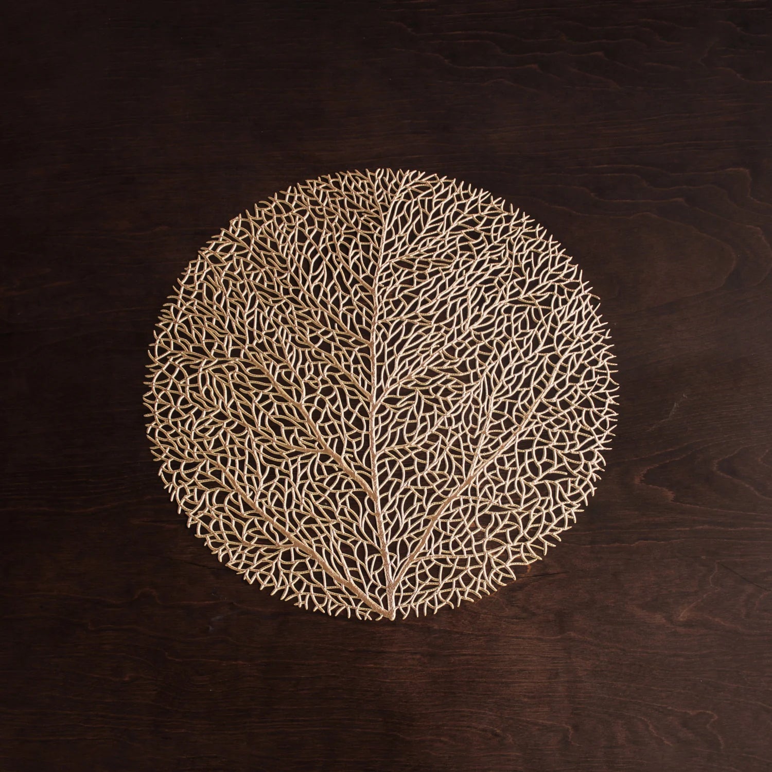 VIDA Coral Round Placemat