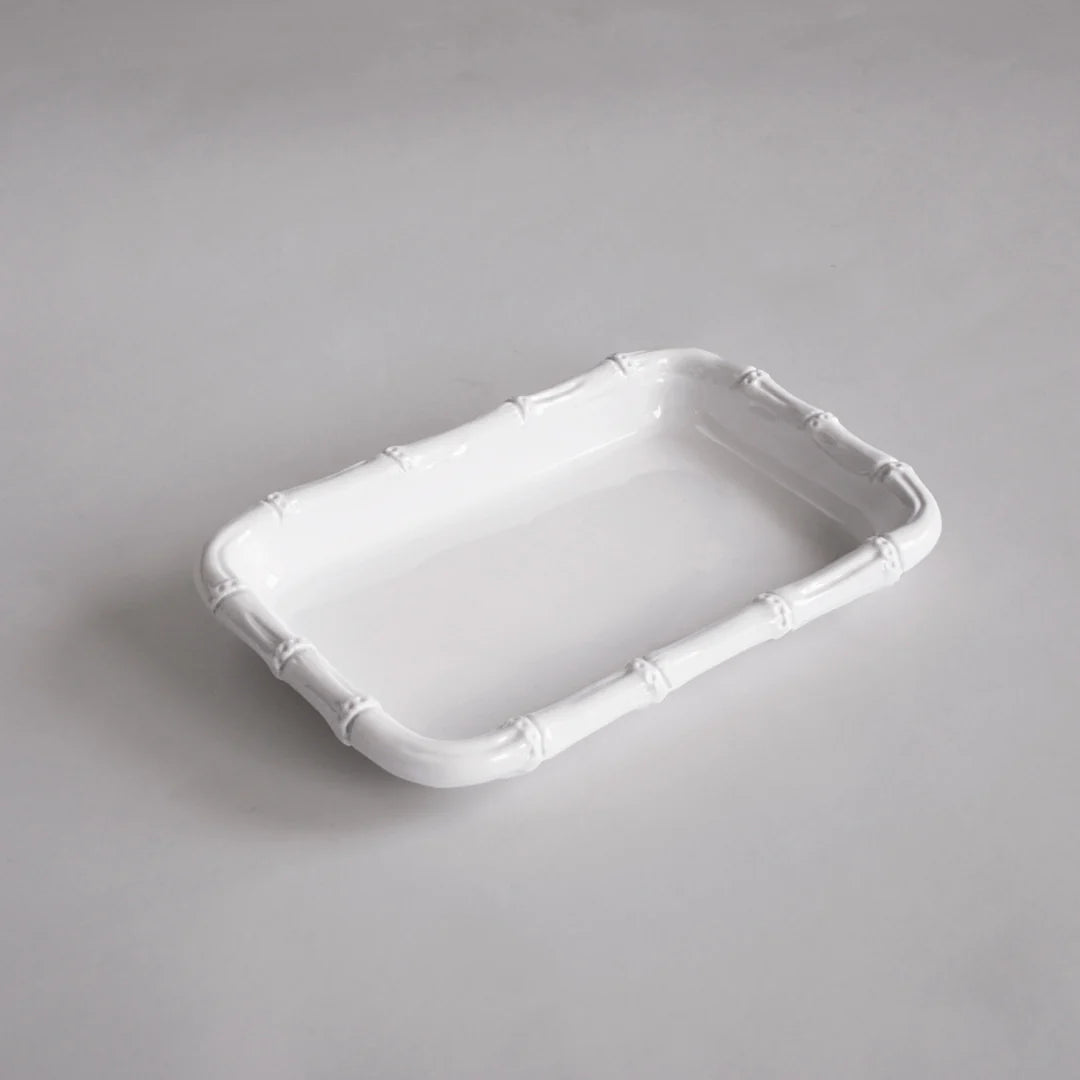 VIDA Bamboo Guest Towel Holder (White)