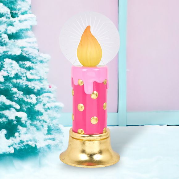 Pink LED Candle Display - 24.5 IN