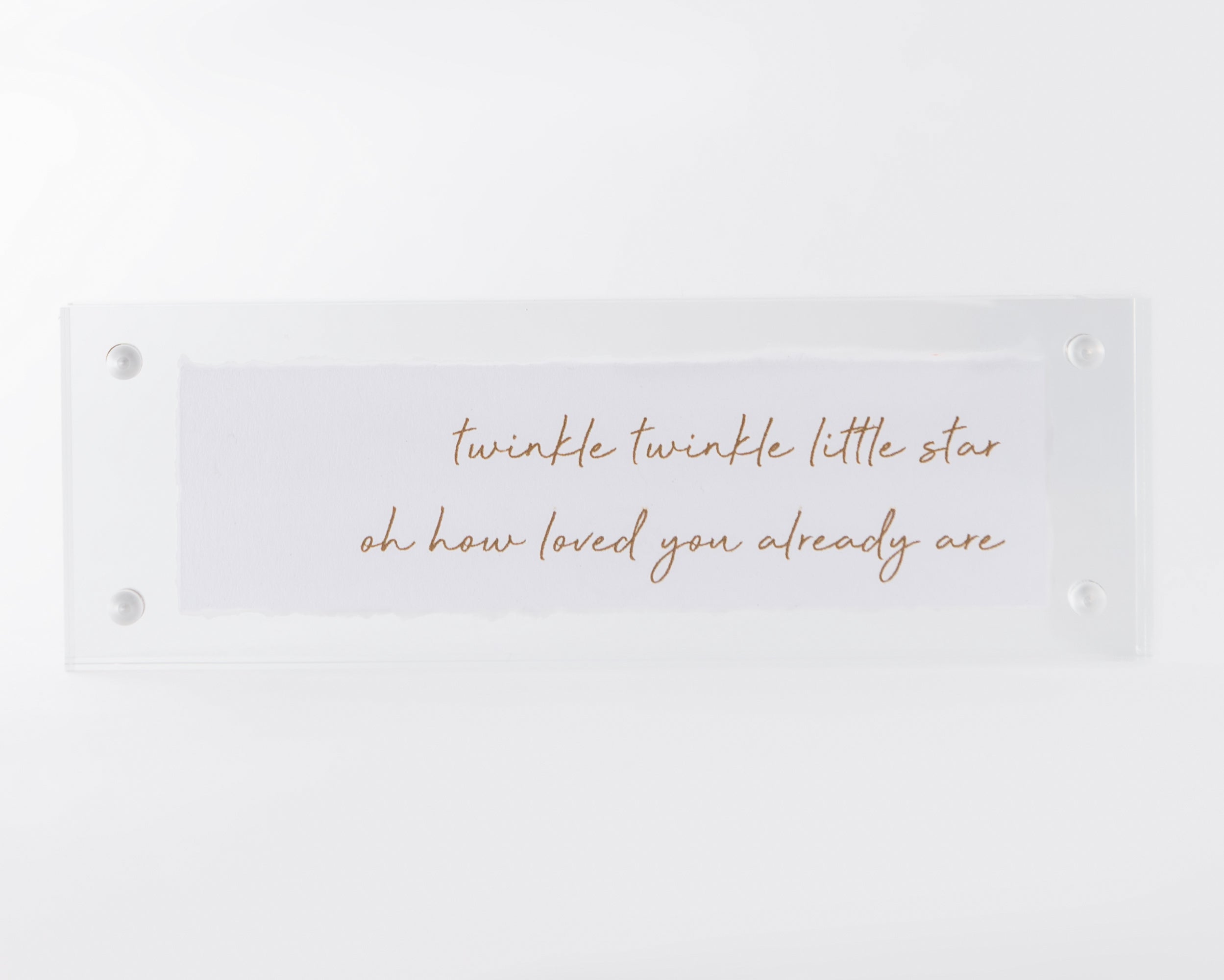 2x6 Acrylic Message Block