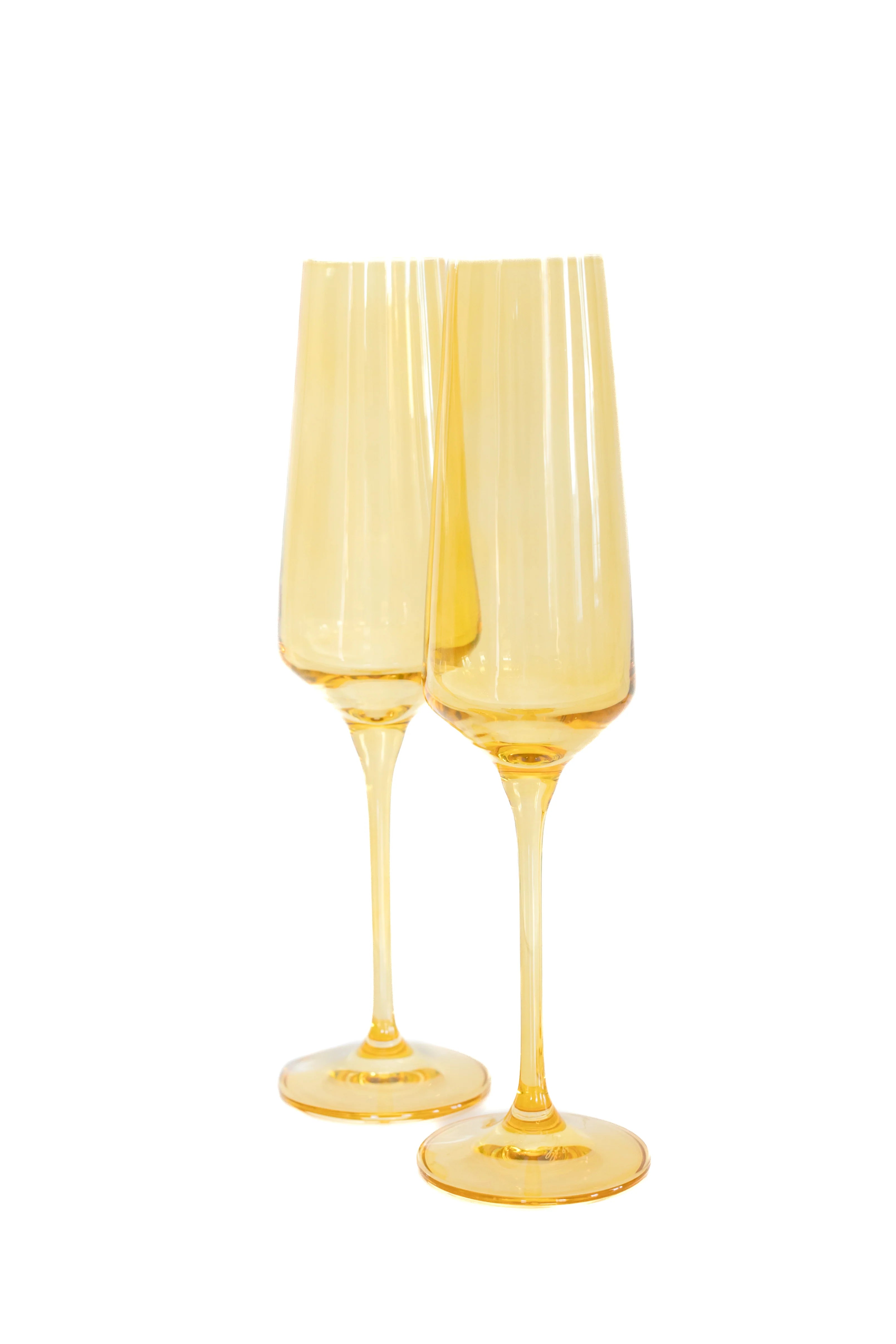 Estelle Champagne Flute - Bundle - Yellow