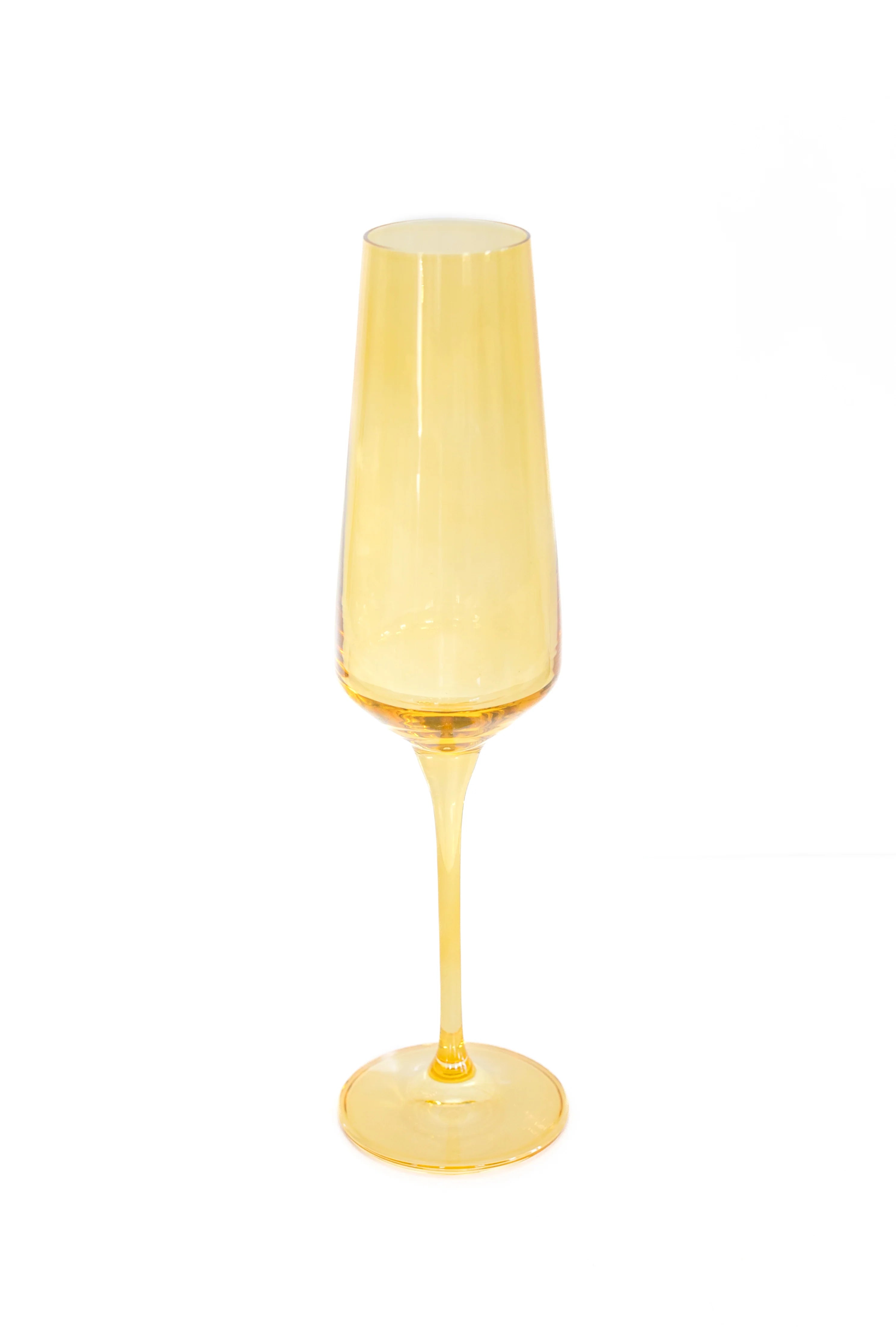 Estelle Champagne Flute - Single - Yellow