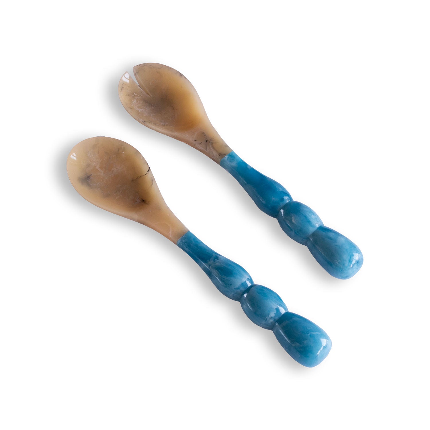 Resin Rio Bubble Salad Servers (Blue)