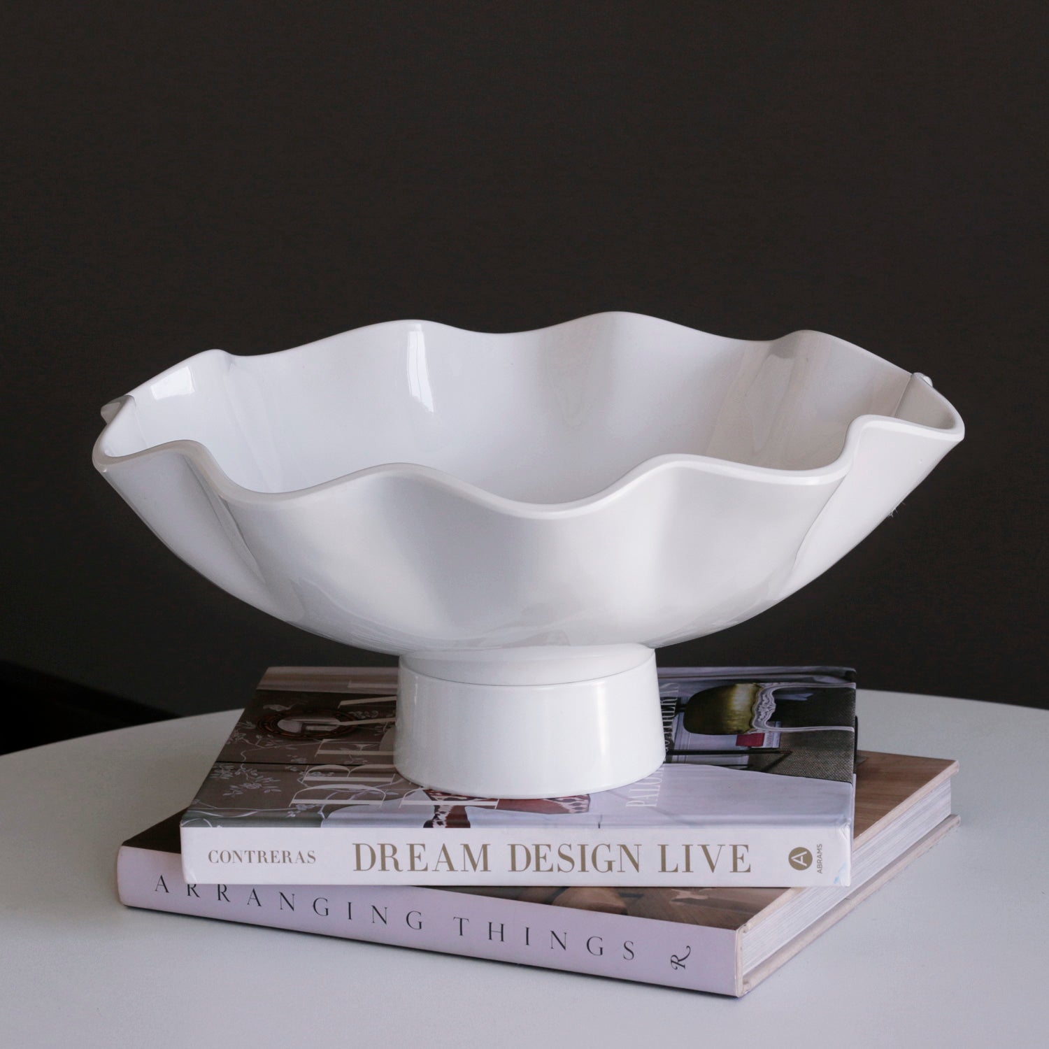 VIDA Havana Carola Large Pedestal (White)