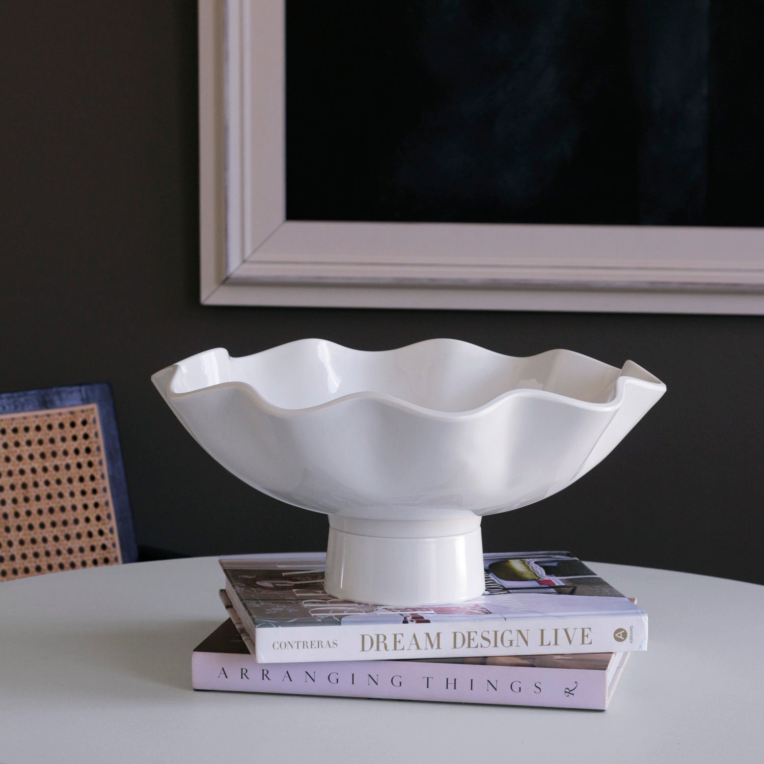 VIDA Havana Carola Large Pedestal (White)