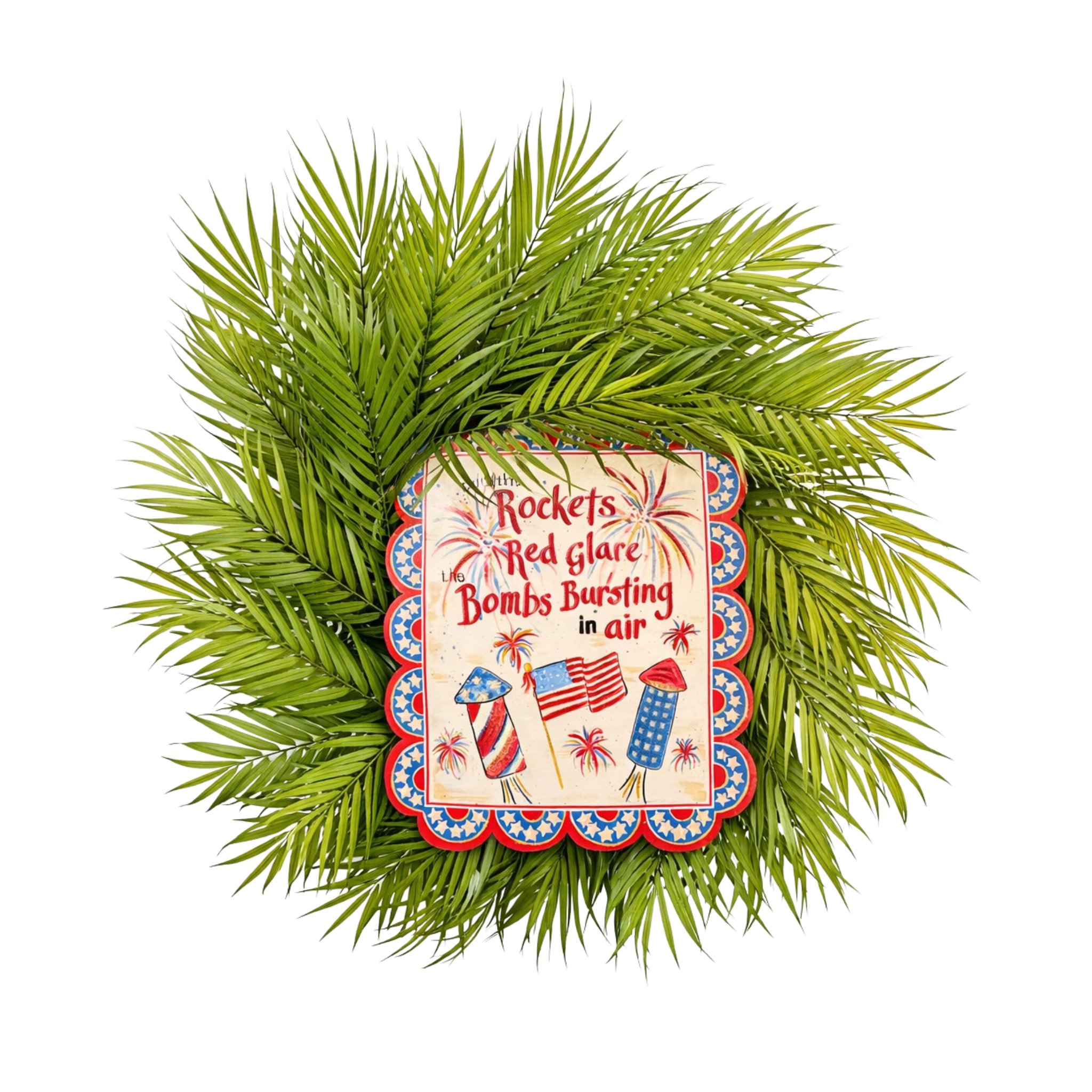30" Boston Fern Wreath