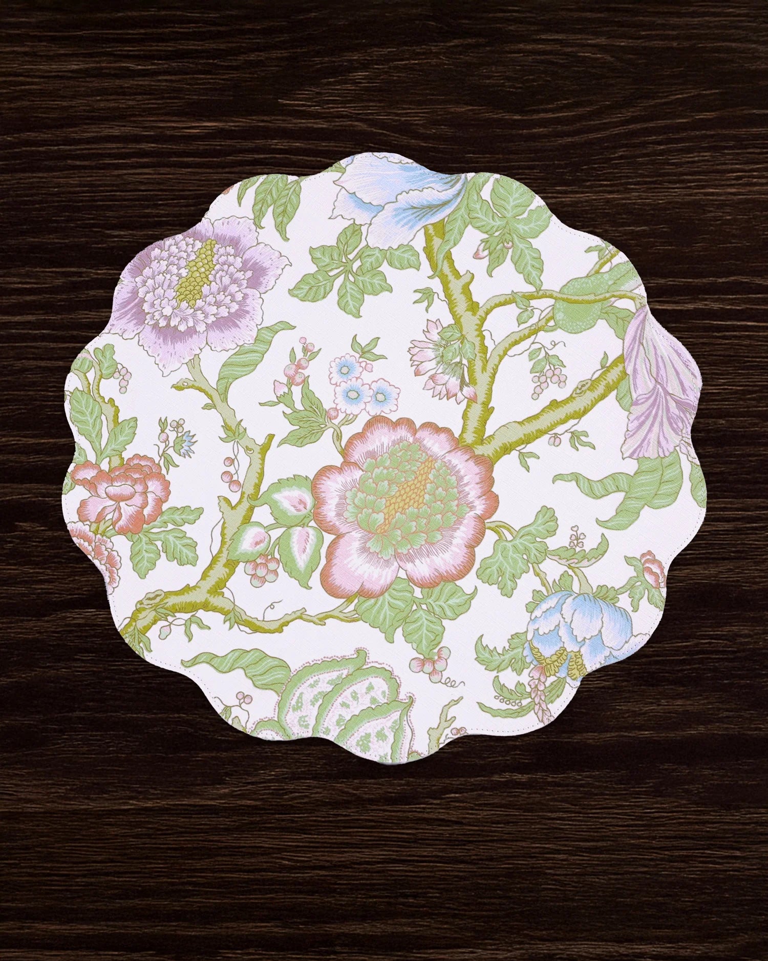 VIDA Blooms & Branches Reversible Round Placemats
