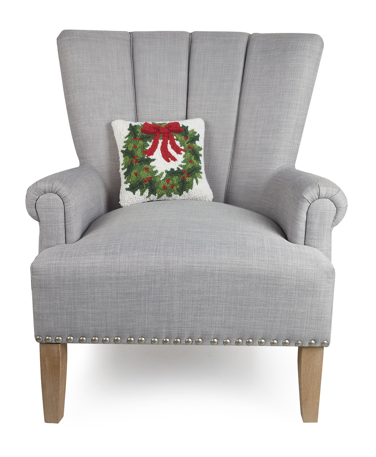 Holiday Wreath Hook Pillow