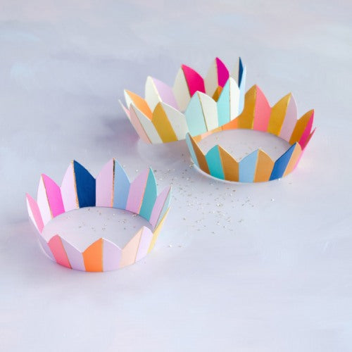 Rainbow Crown, 3 Asst, 8" x 2.5"