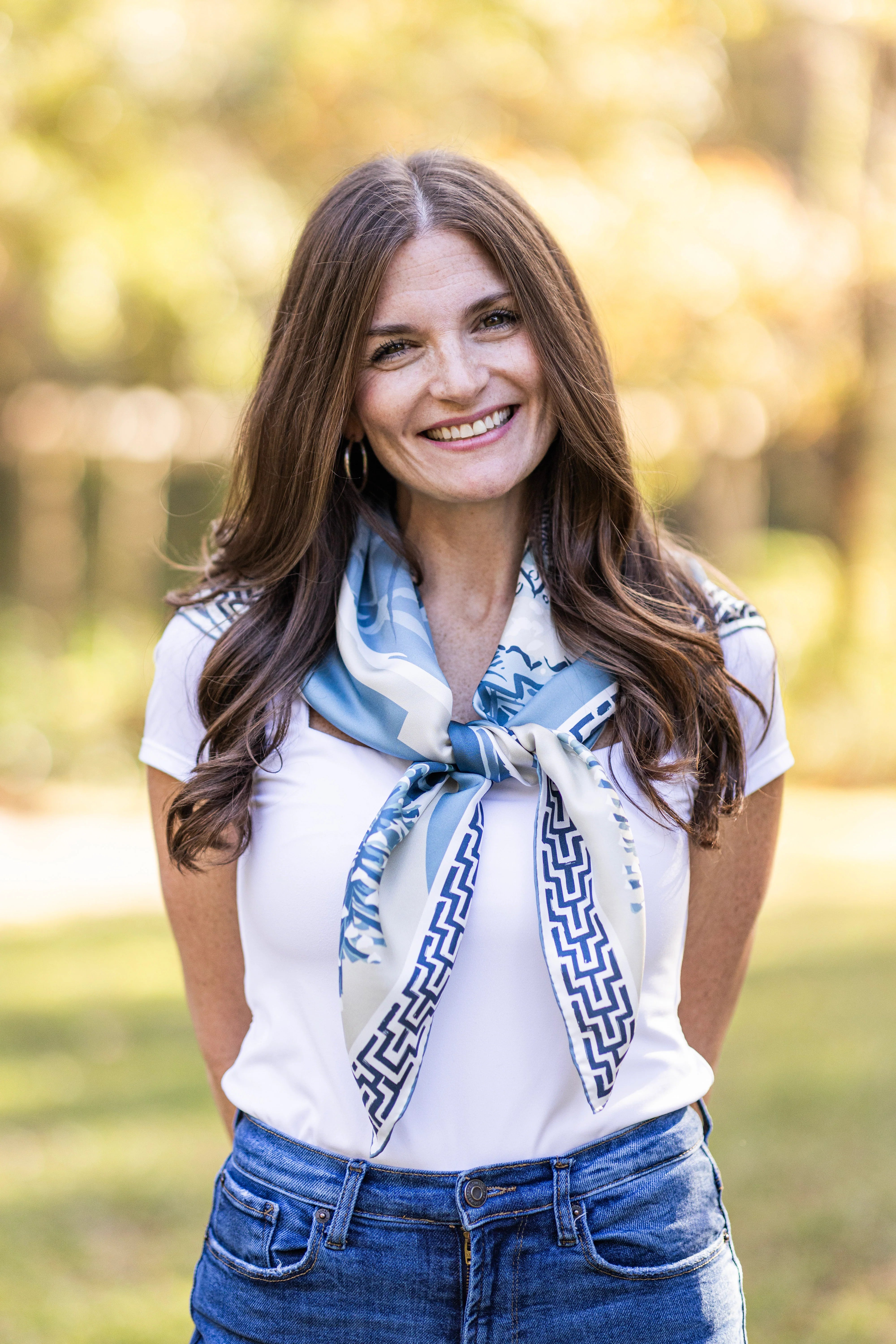 Pink Ocmulgee Alligator Silk Scarf