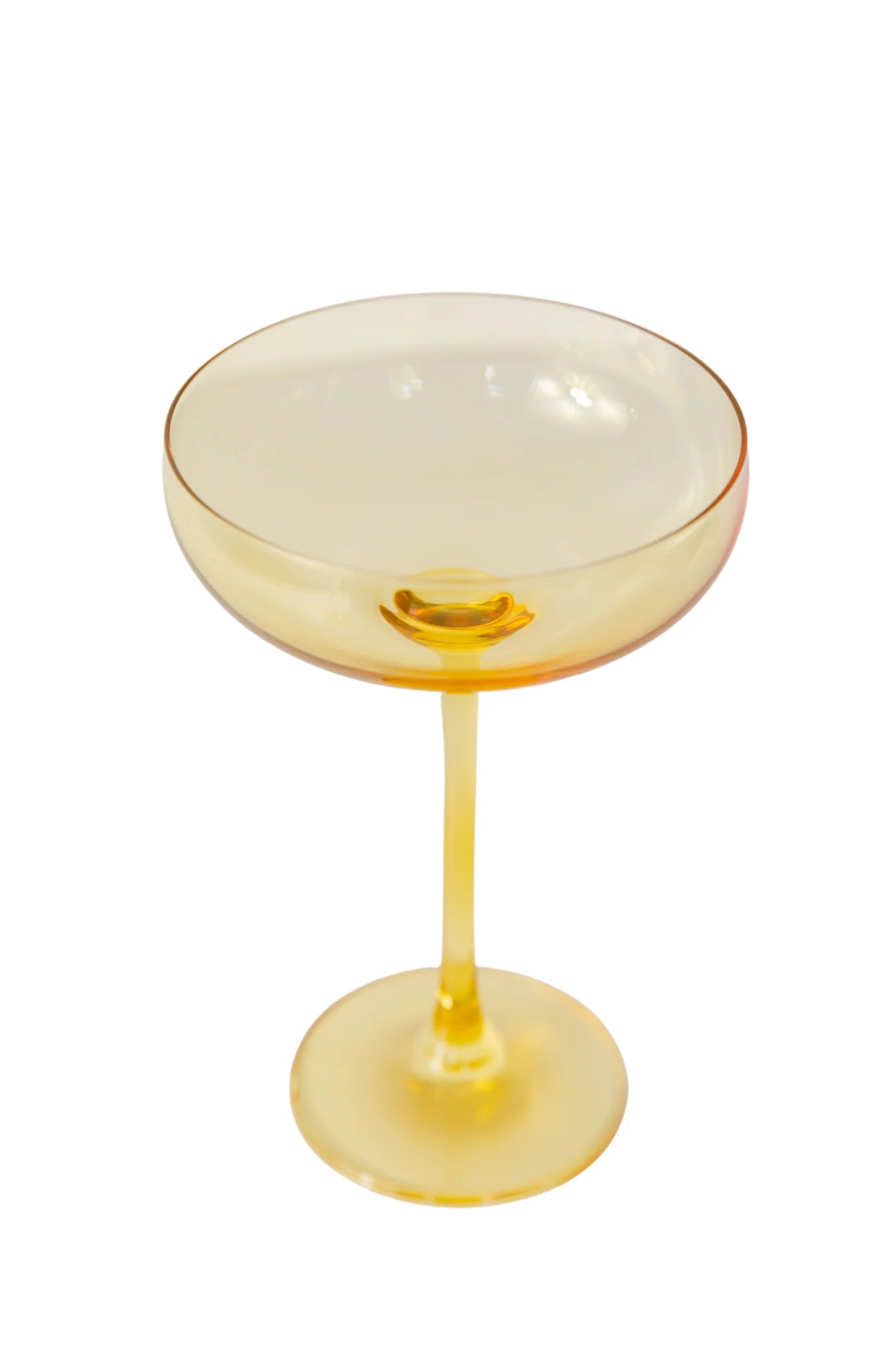 Estelle Champagne Coupe Stemware - Single - Yellow