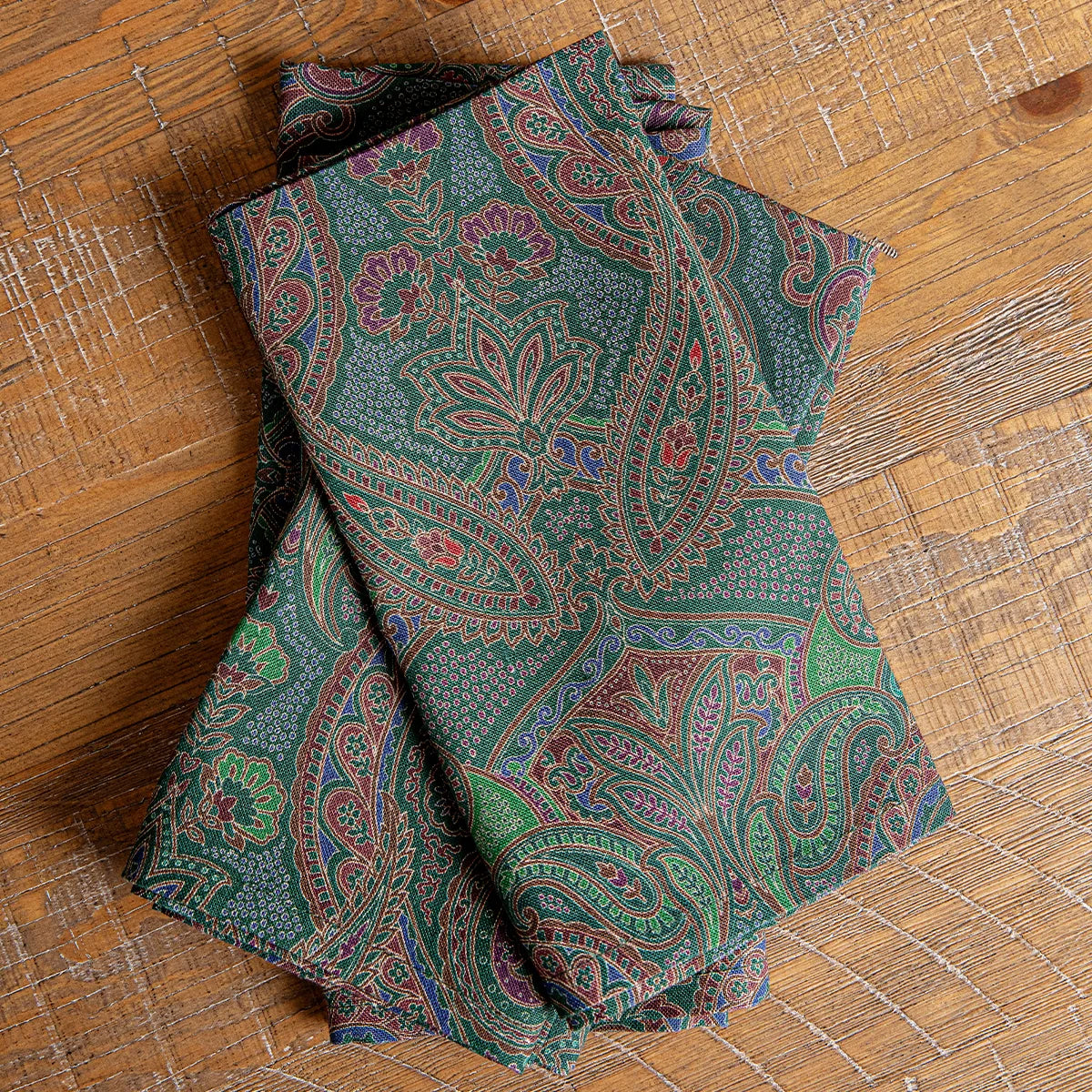 Paisley Napkin Set/4 Evergreen