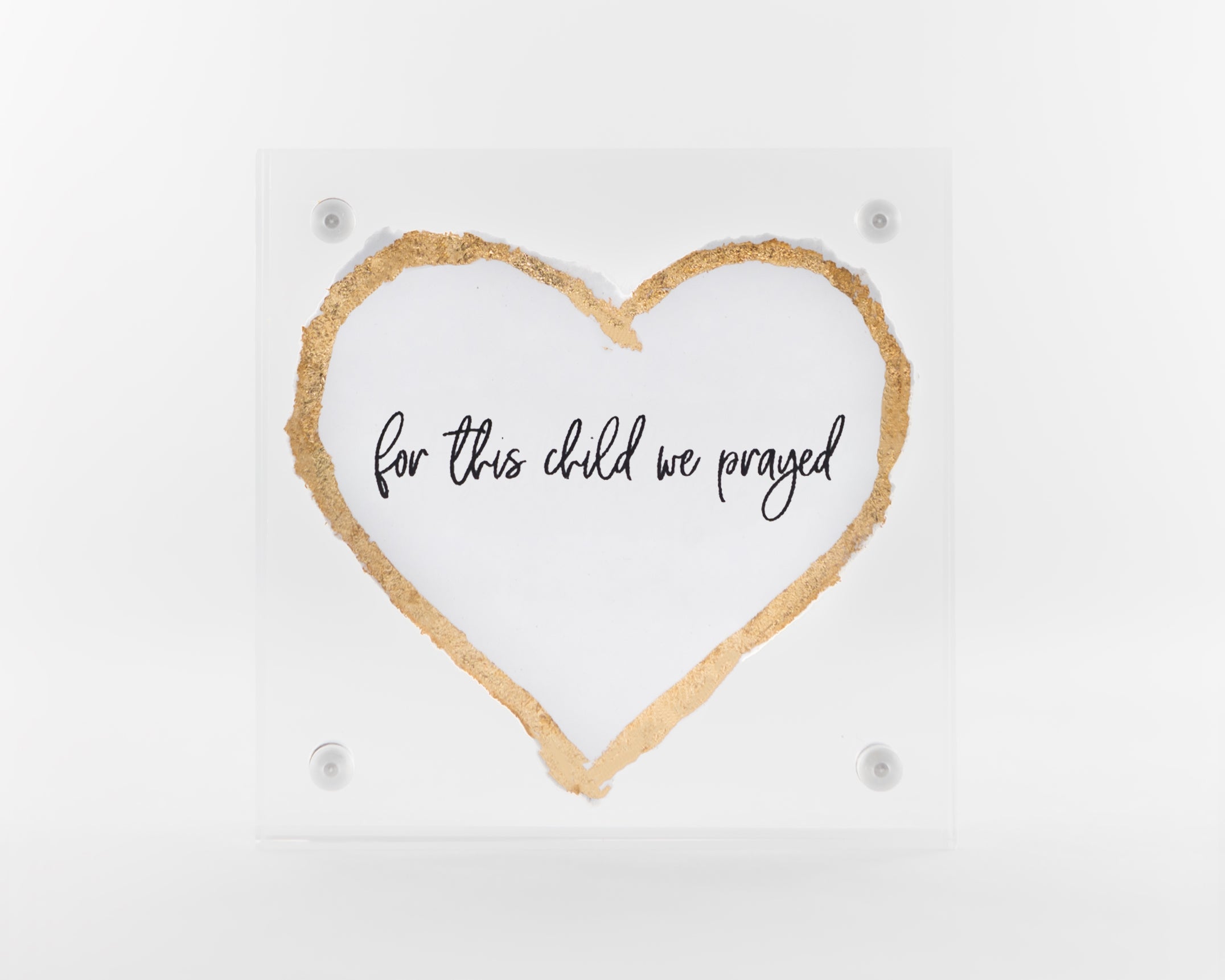 3×3 Acrylic Message Block