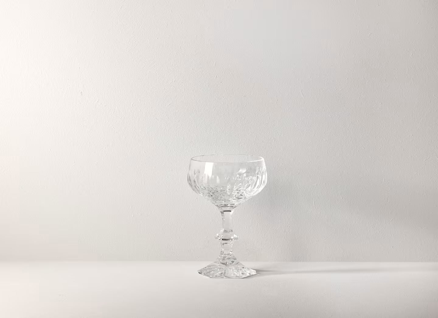 Granduca Crystal Champagne Goblet Pair