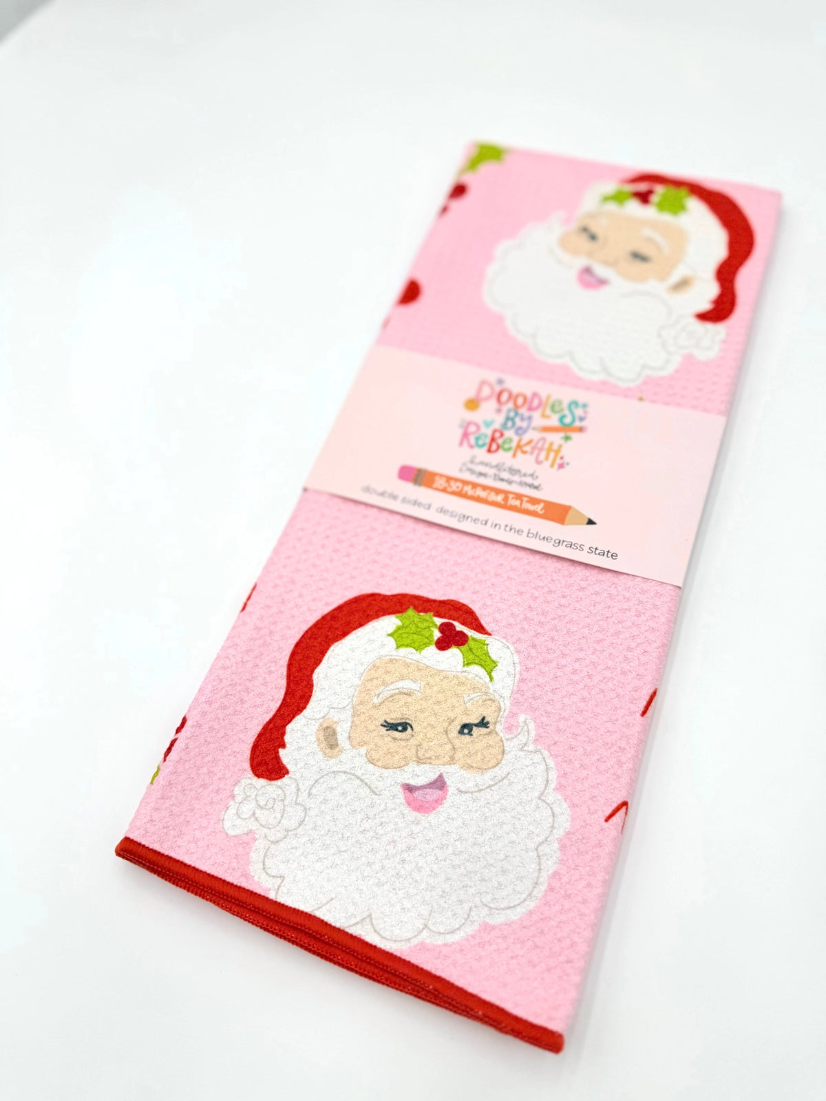 Naughty or Nice Microfiber Tea Towel