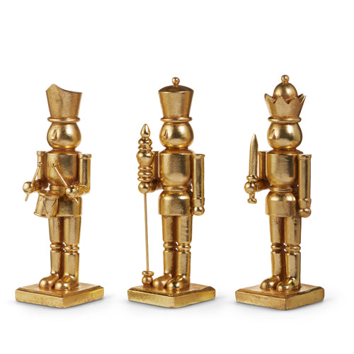 10" Gold Nutcracker With Sword
