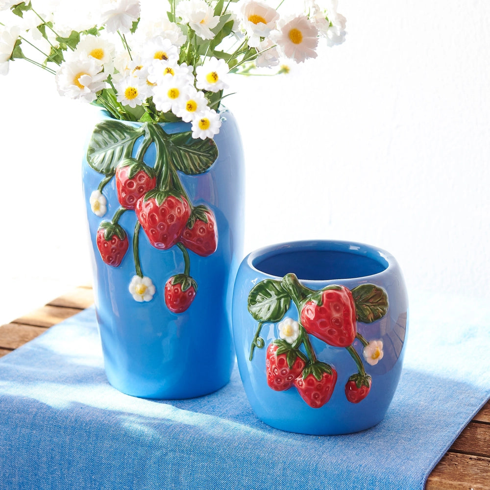 5" Strawberry Vase