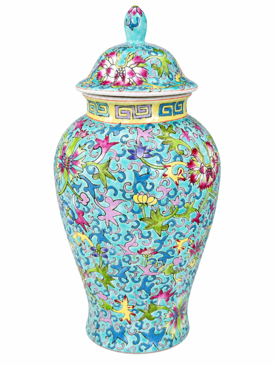 Porcelain Hand Painted Jar