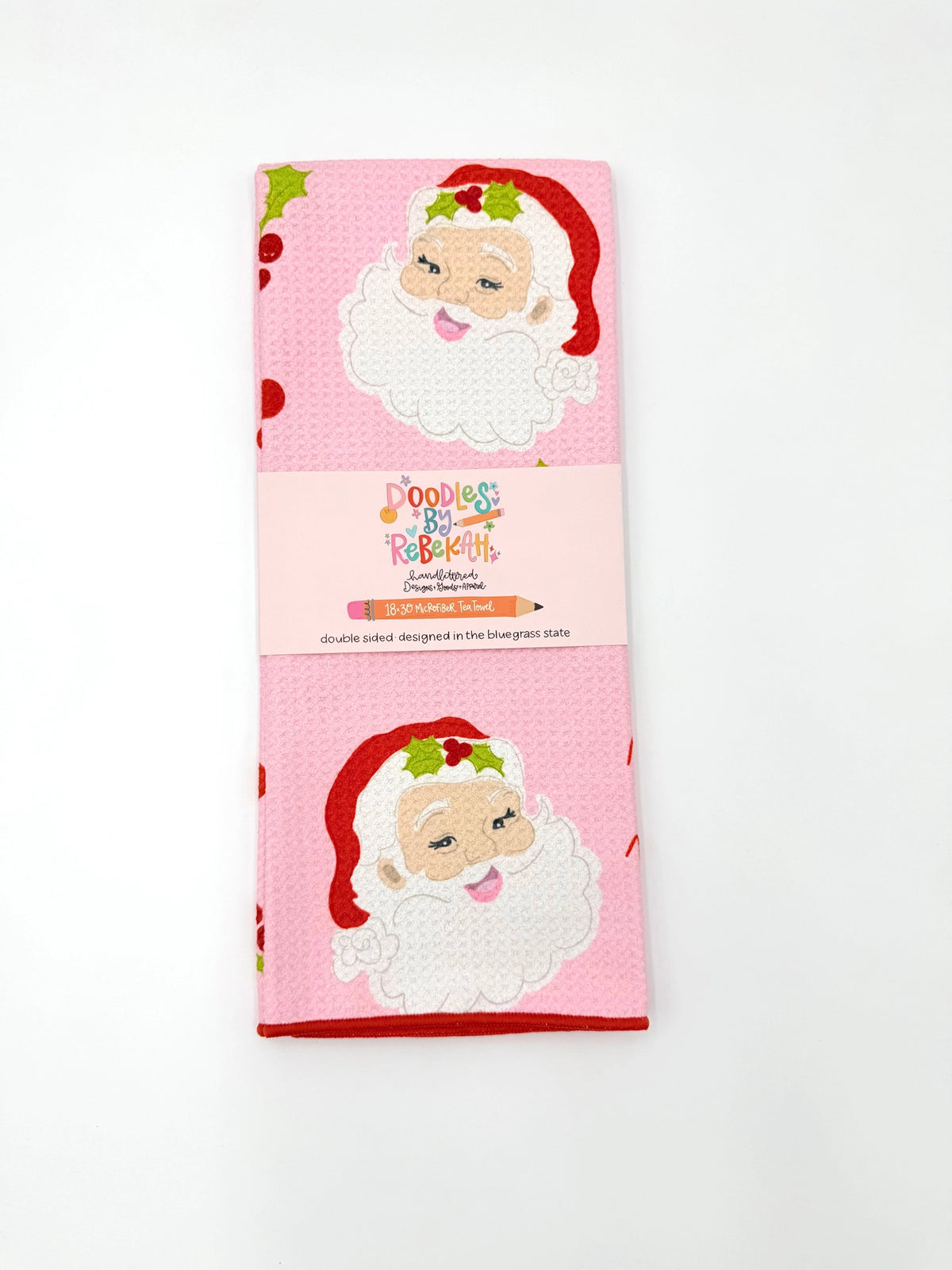 Naughty or Nice Microfiber Tea Towel