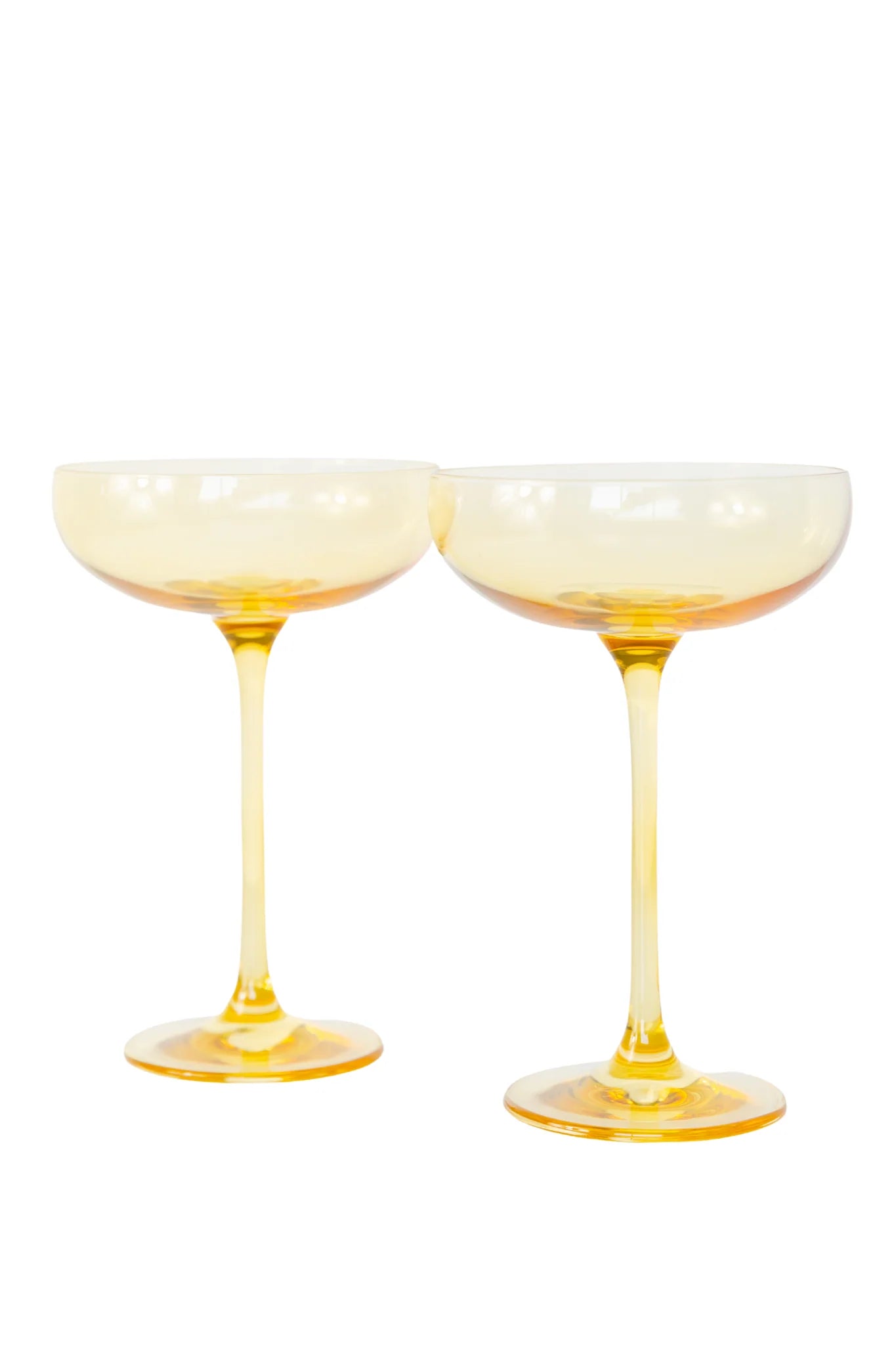 Estelle Champagne Coupe Stemware - Bundle - Yellow