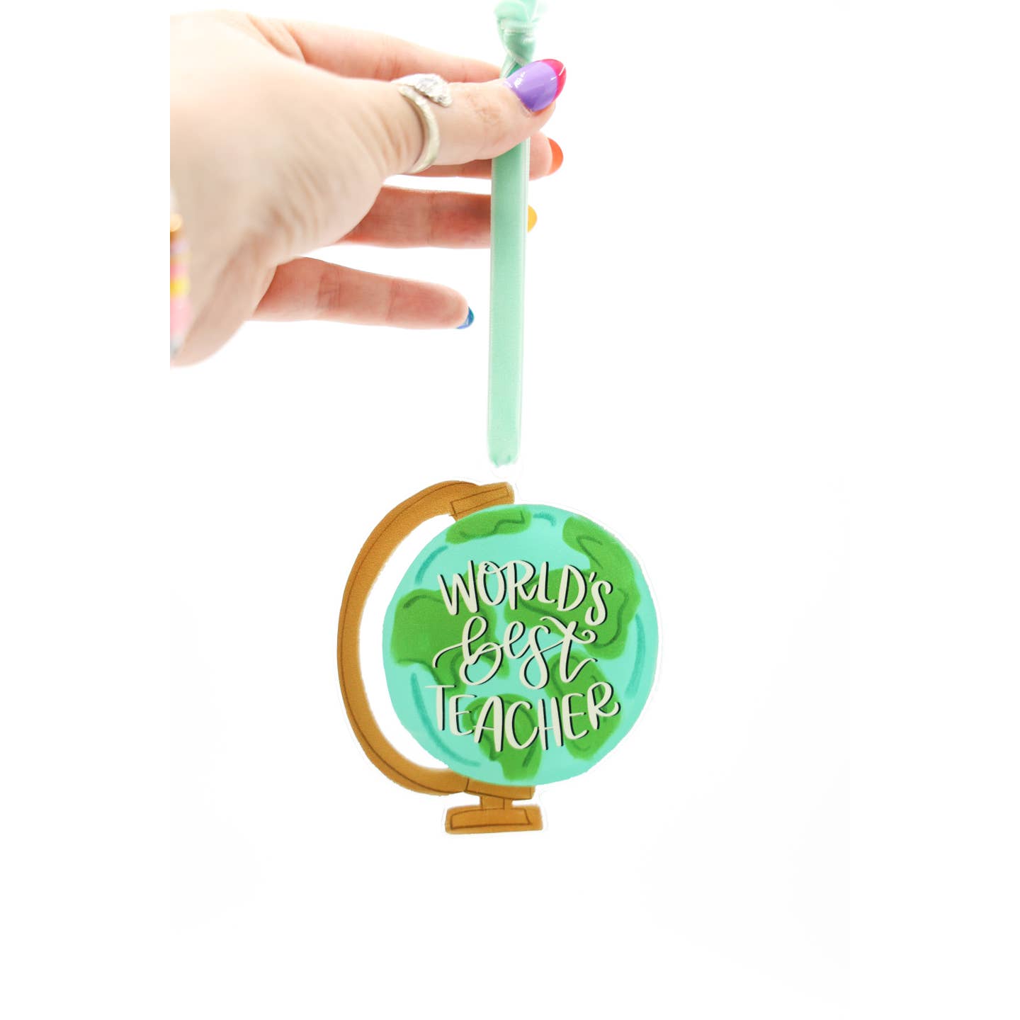 World's Best Teacher Acrylic Ornament
