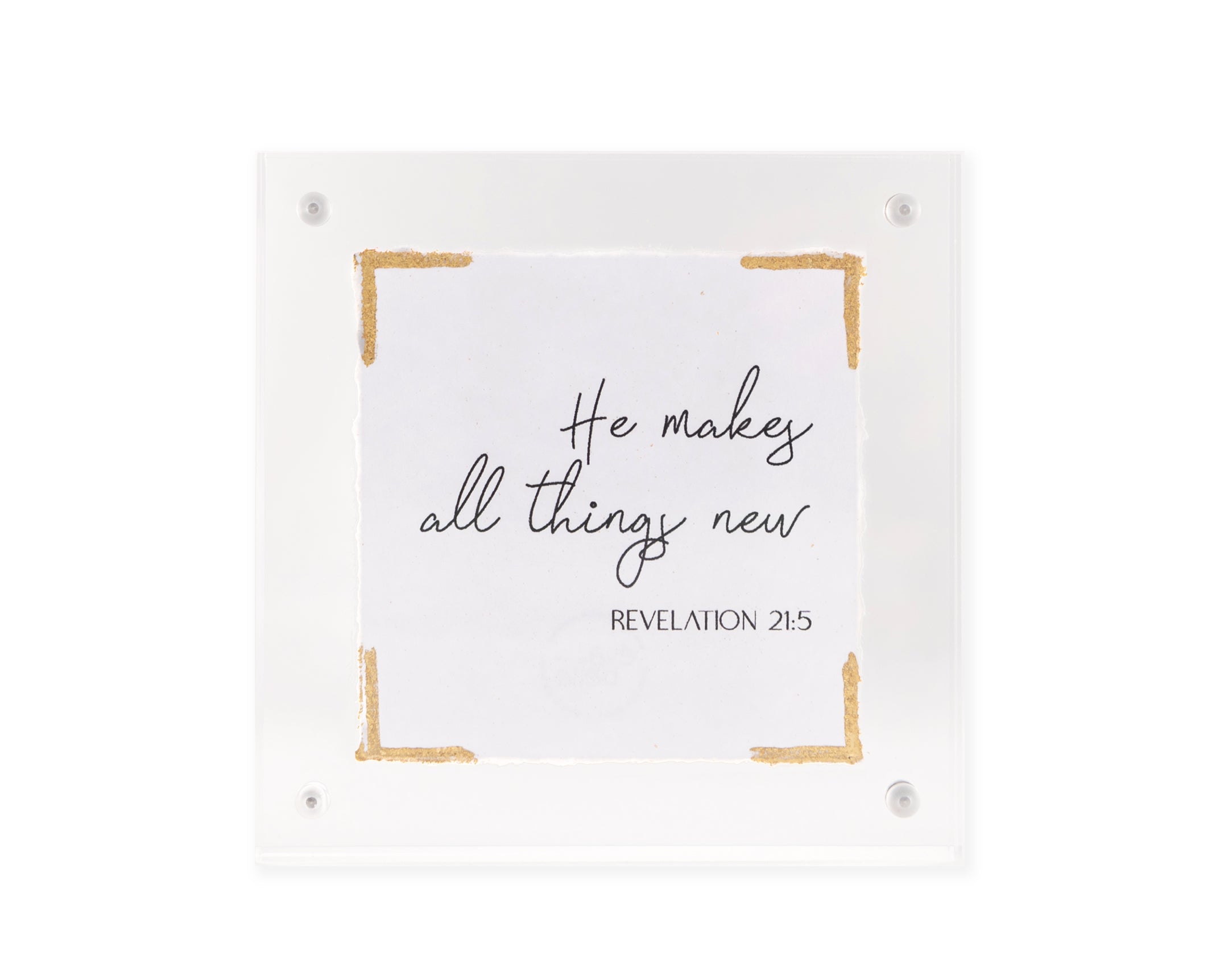 4×4 Acrylic Message Block
