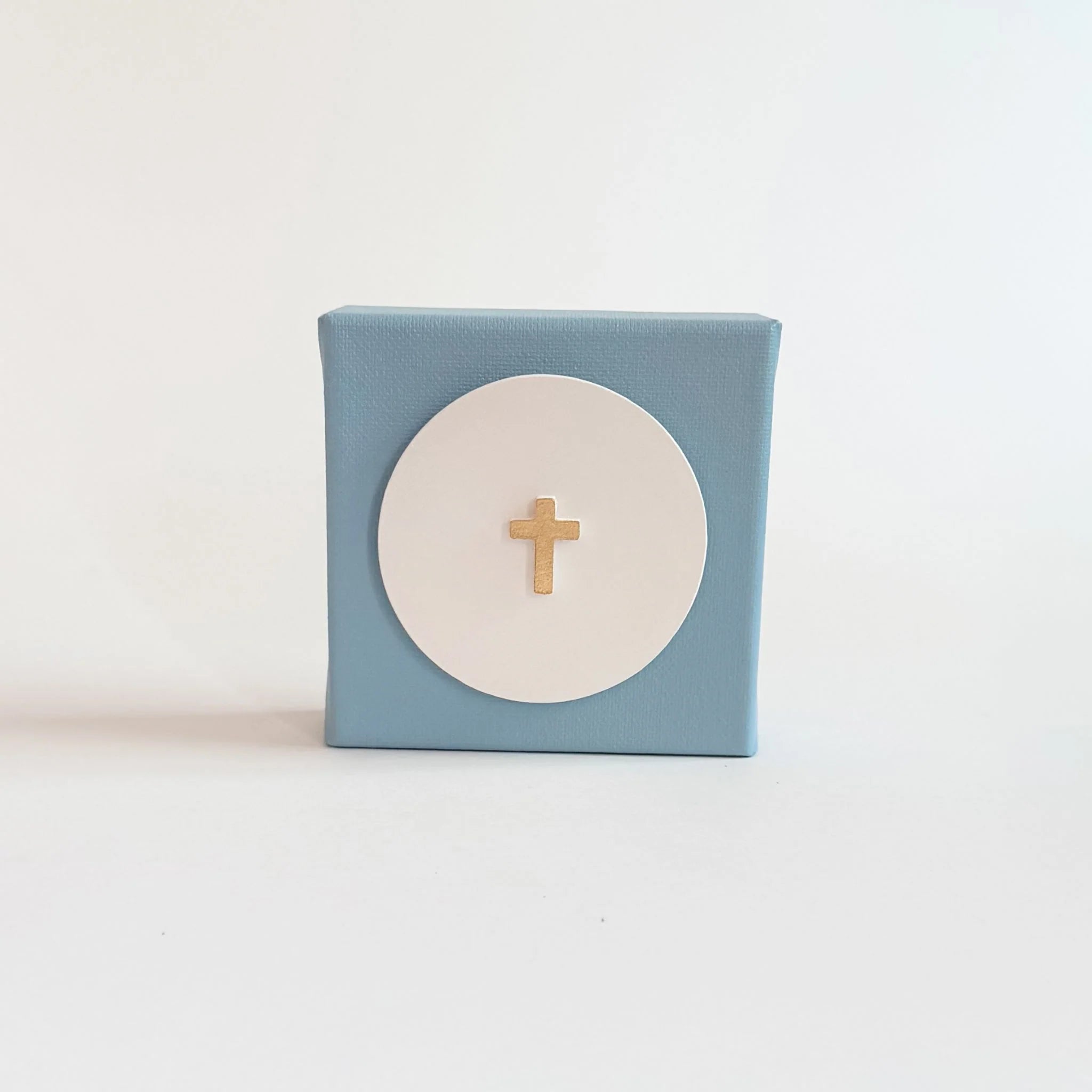 Tiny Cross Intaglio Canvas