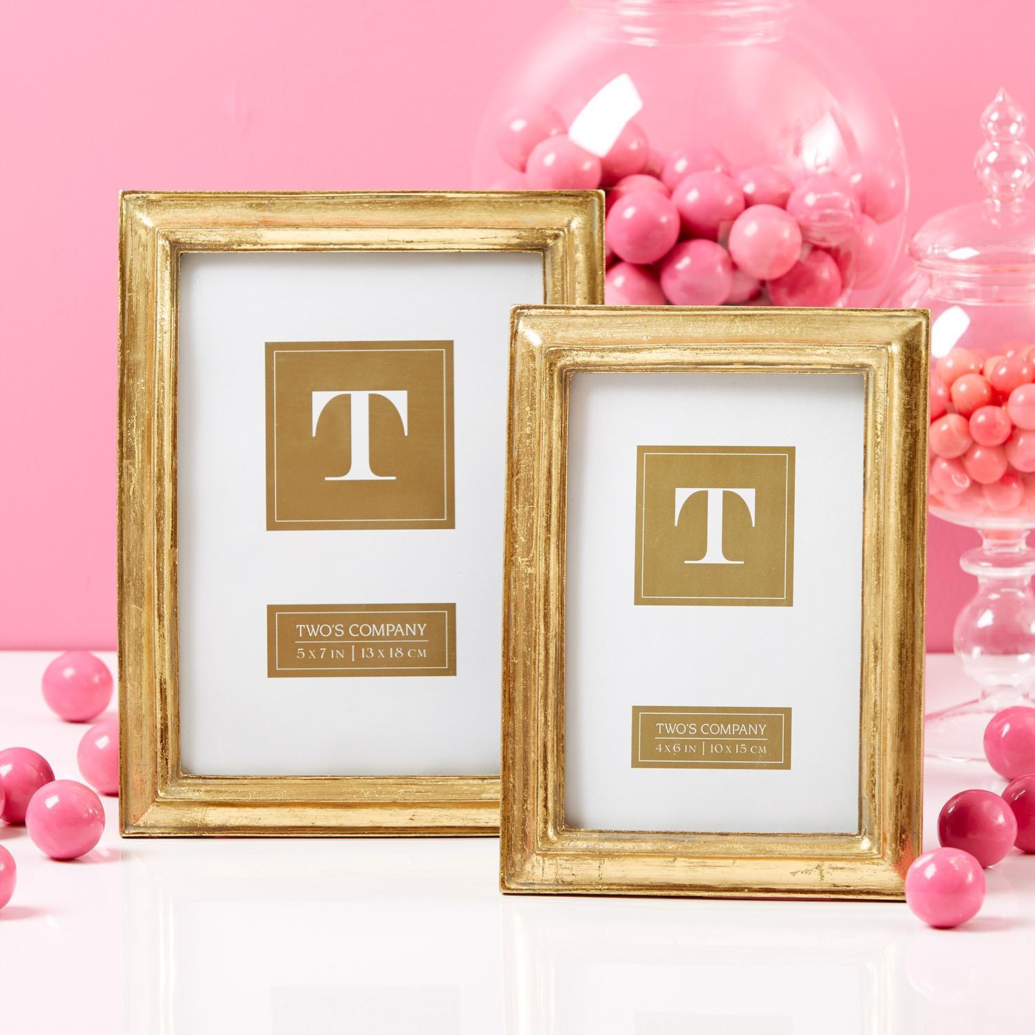 Gold Leaf Photo Frame