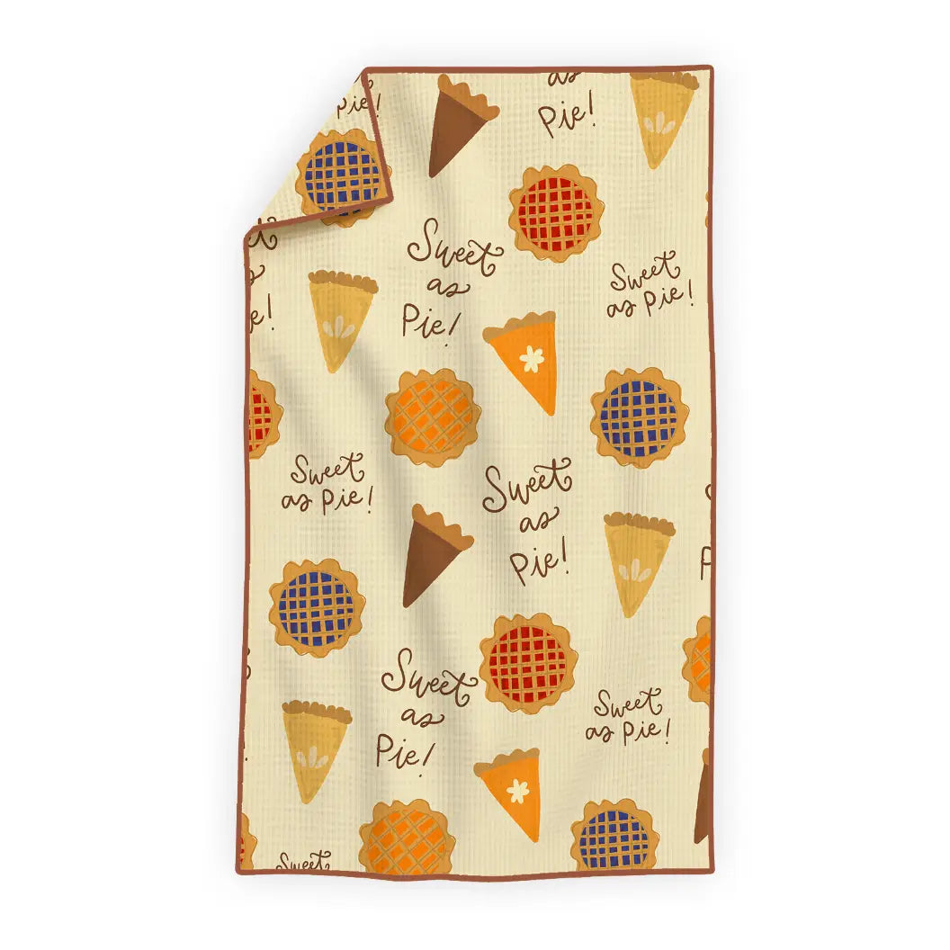 Sweet as Pie Microfiber Tea Towel