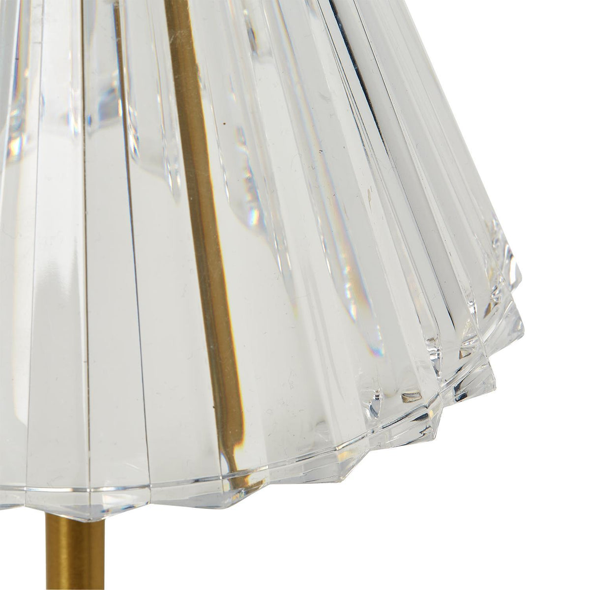 LED Portable Cordless Table Lamp with Acrylic Shade