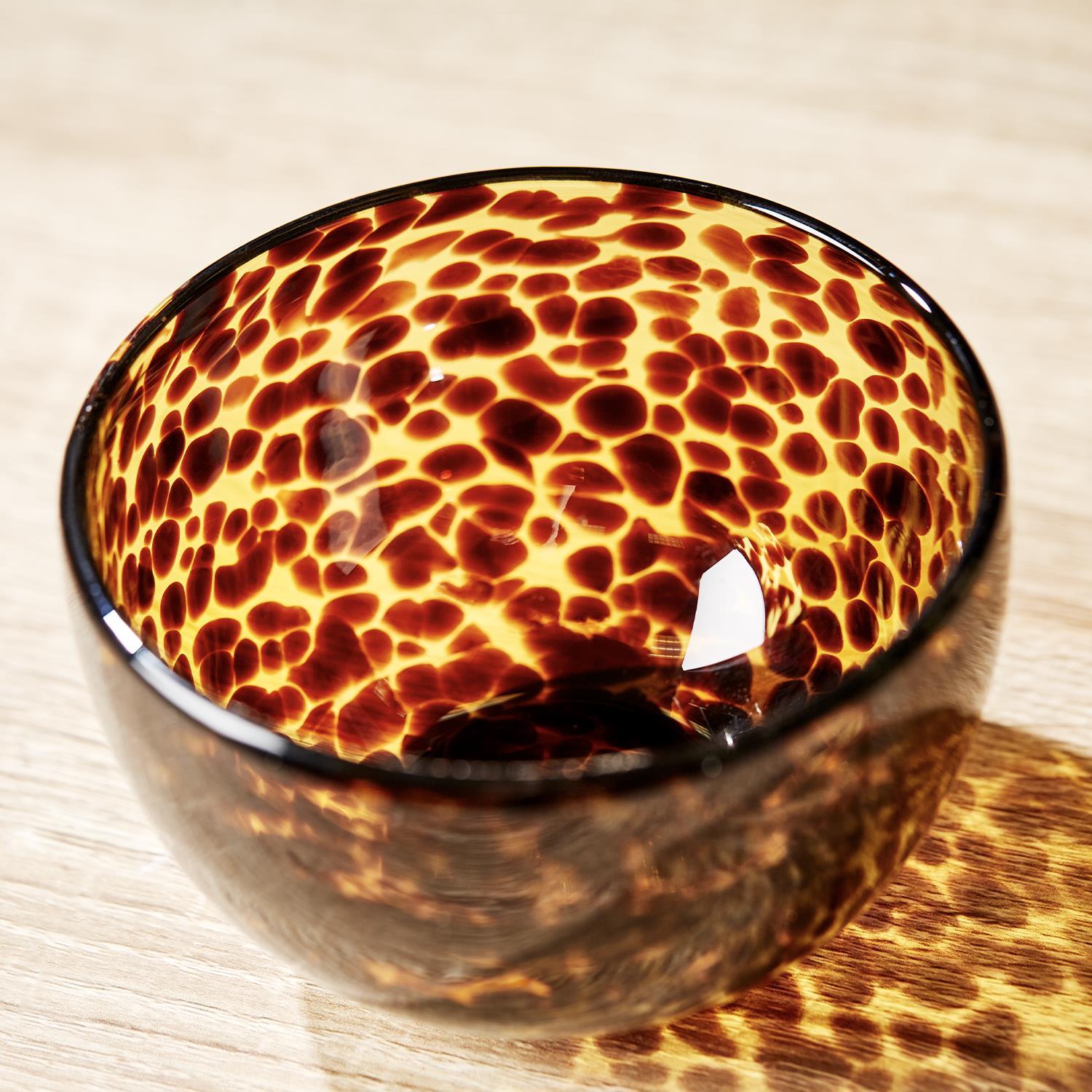Tortoise Print Tidbit Bowl