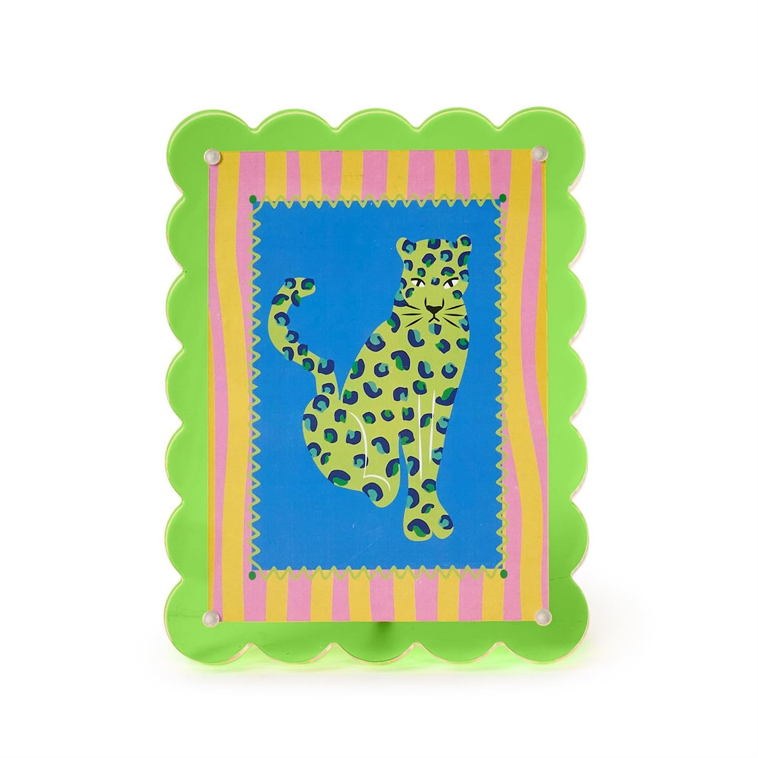 Color Pop Scalloped Edge Acrylic Frame