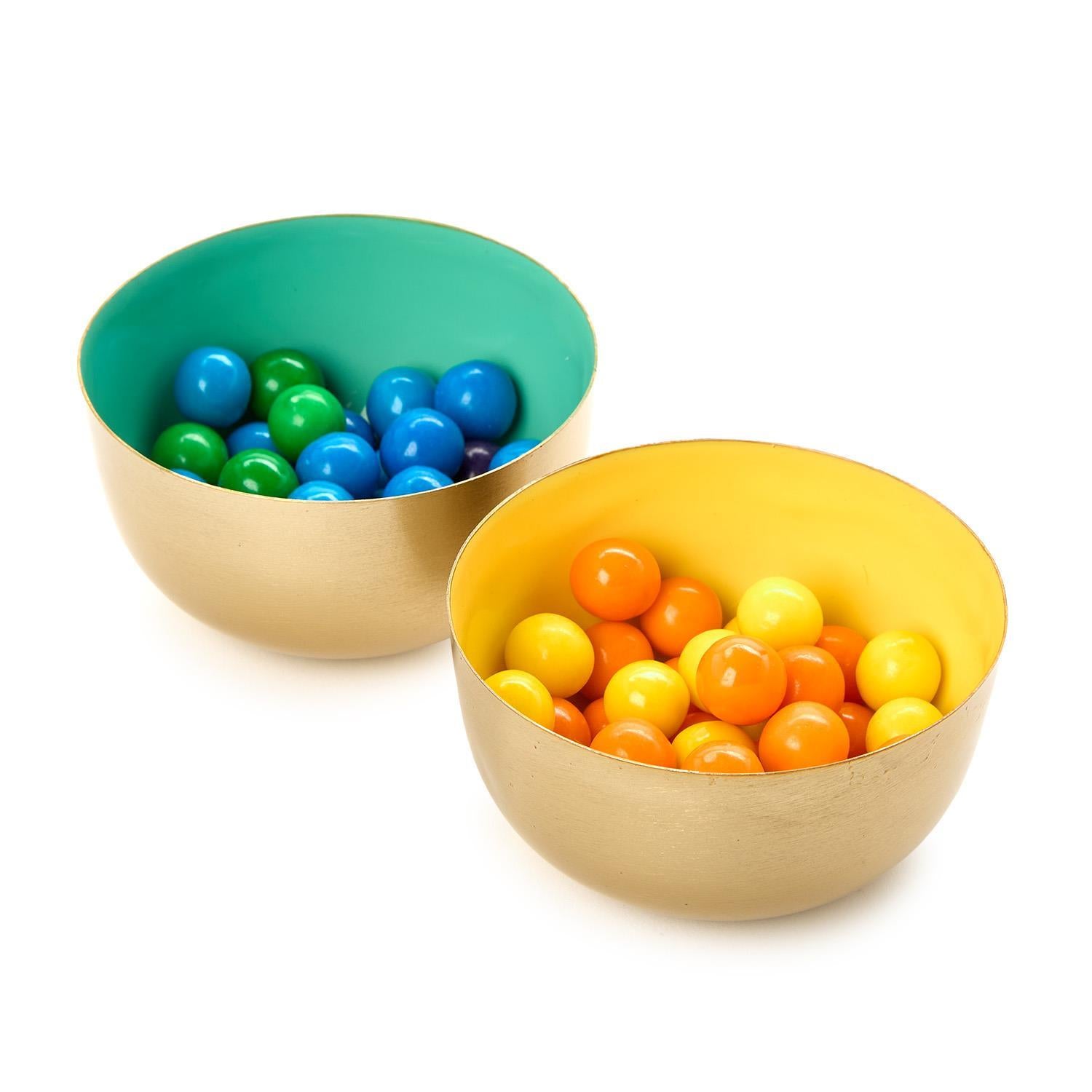 Small Metal Bowl with Enamel