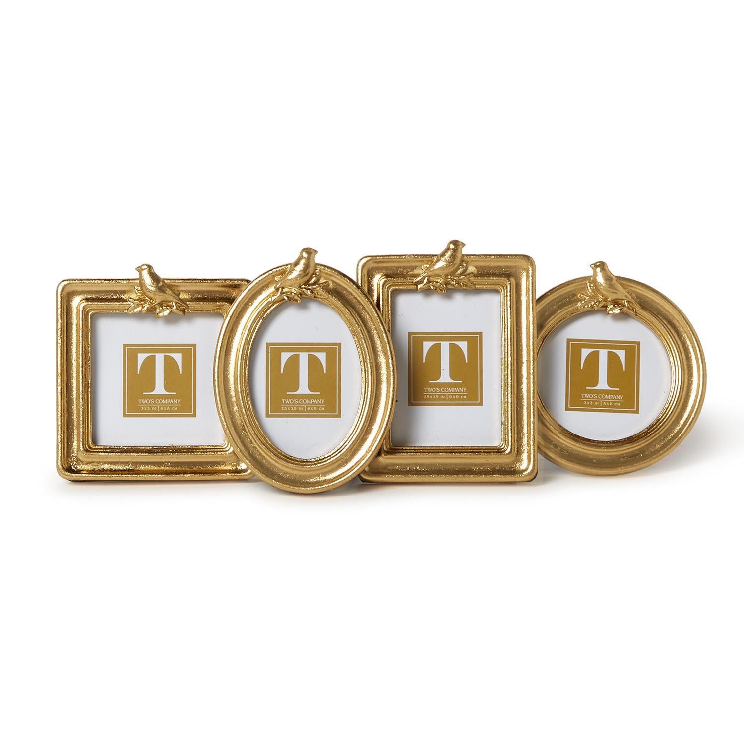 Gold Bird Photo Frame