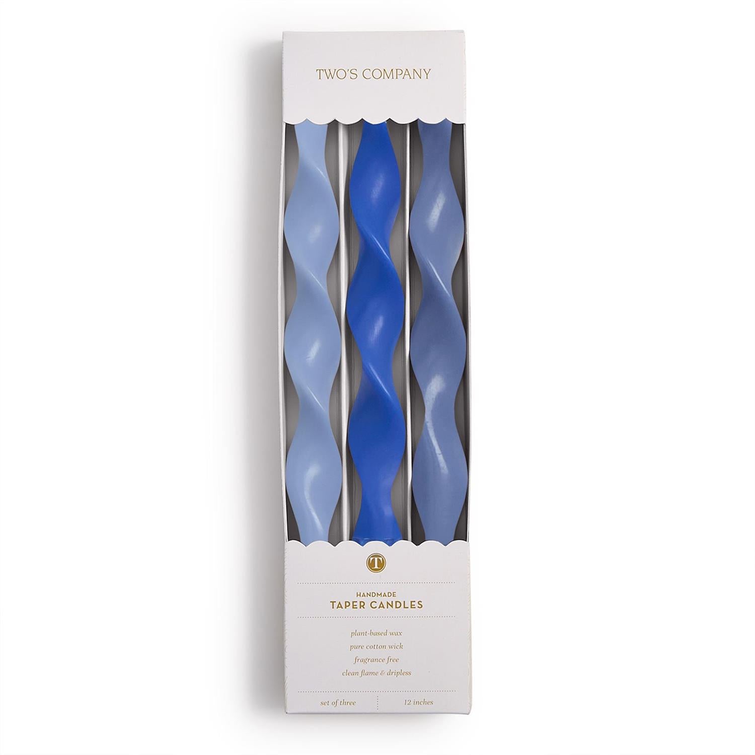 Twist and Glow 12" Twist Taper Candles