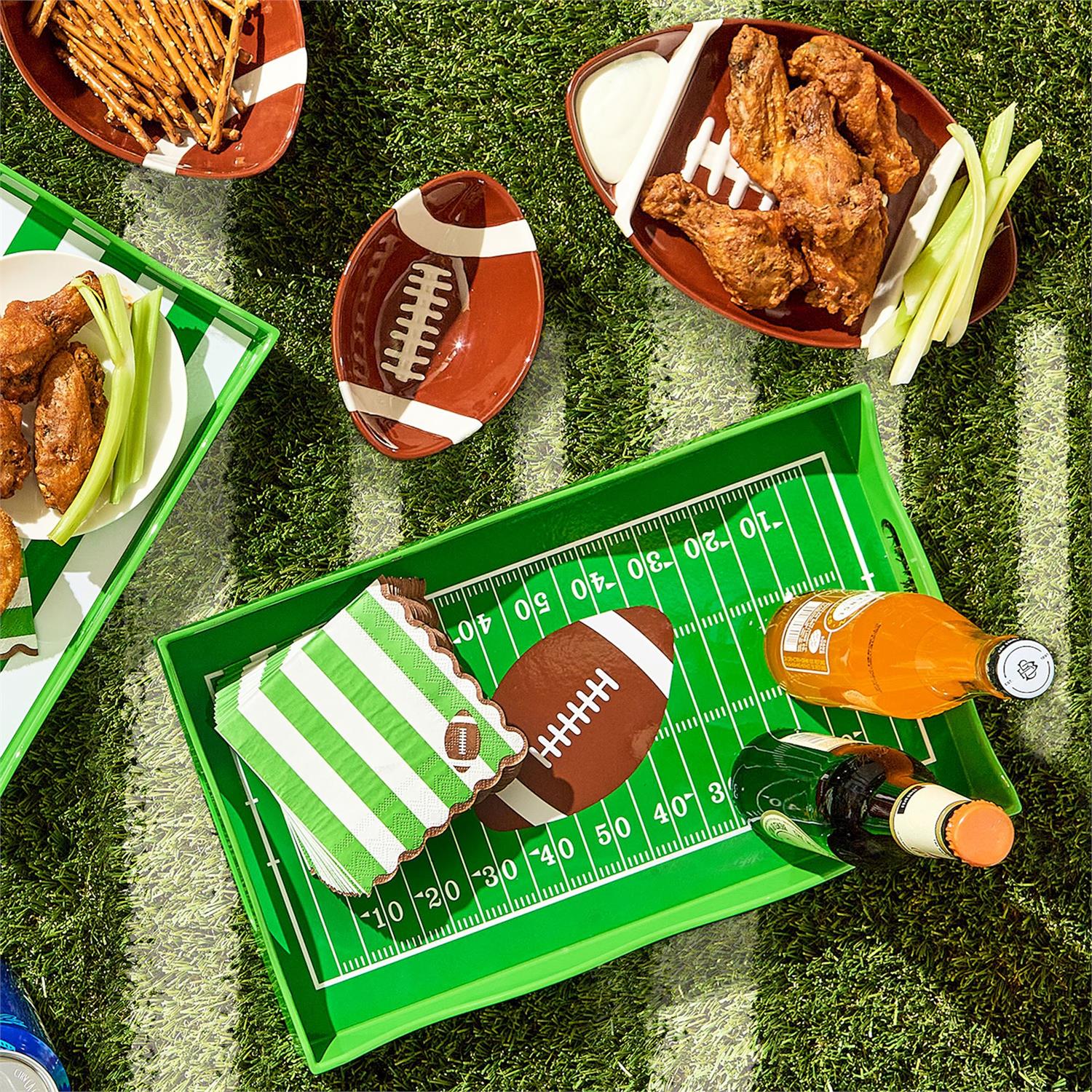 Game Day Handled Serving Tray