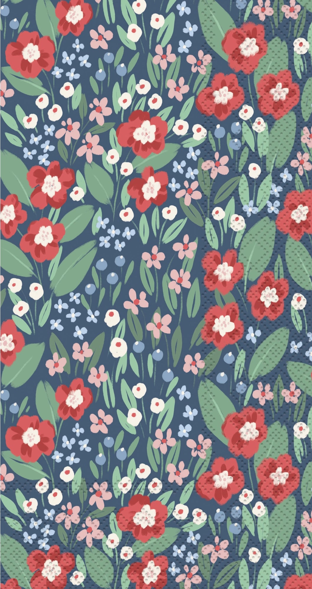 Joyful Arrangements Blue Paper Napkins