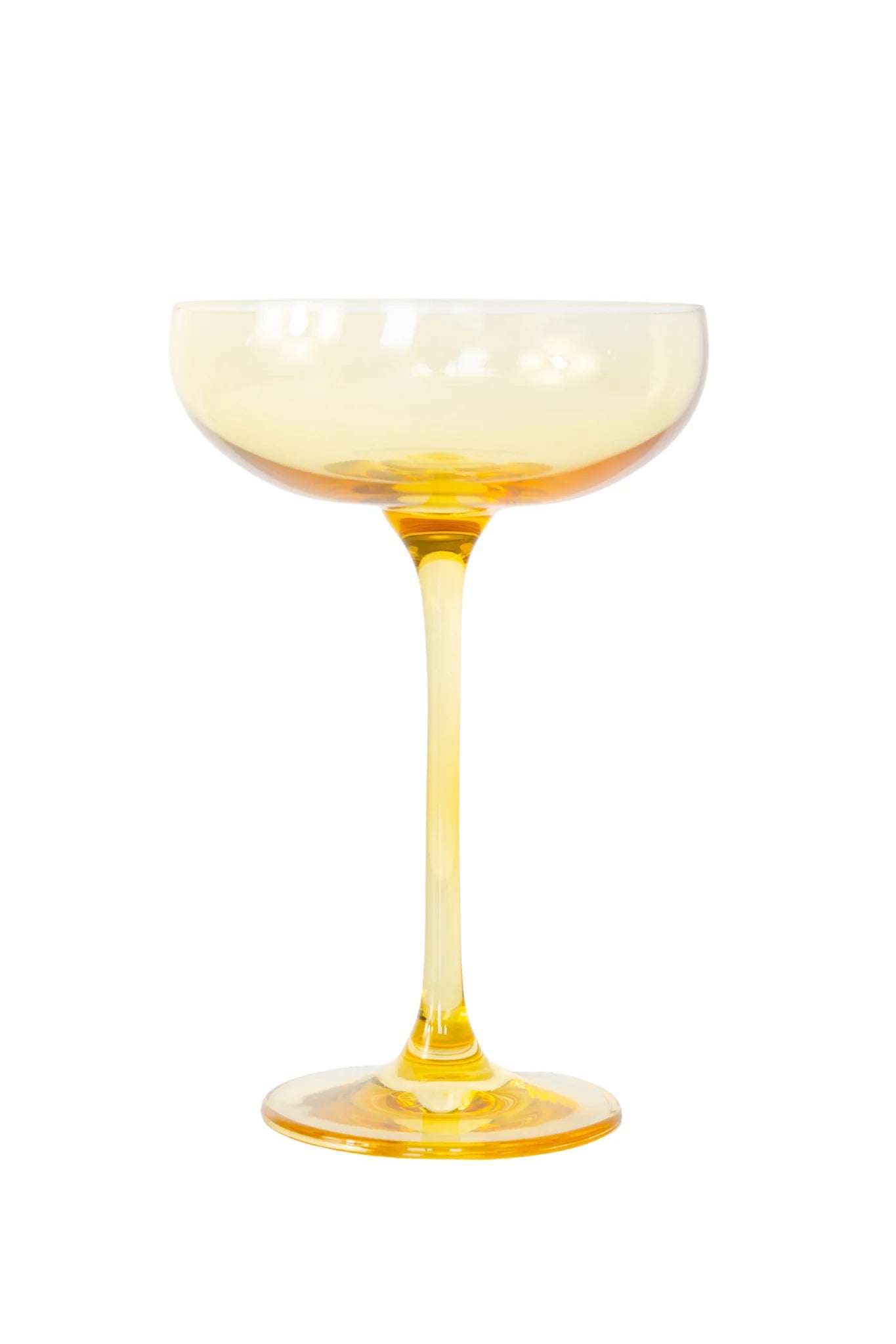 Estelle Champagne Coupe Stemware - Single - Yellow