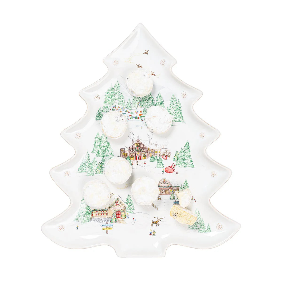 Berry & Thread North Pole 15" Tree Platter