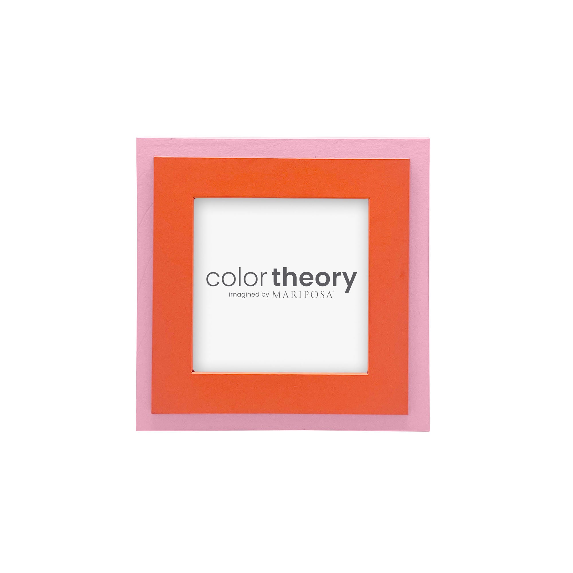 Tiered Pink and Tangerine 4x4 Frame