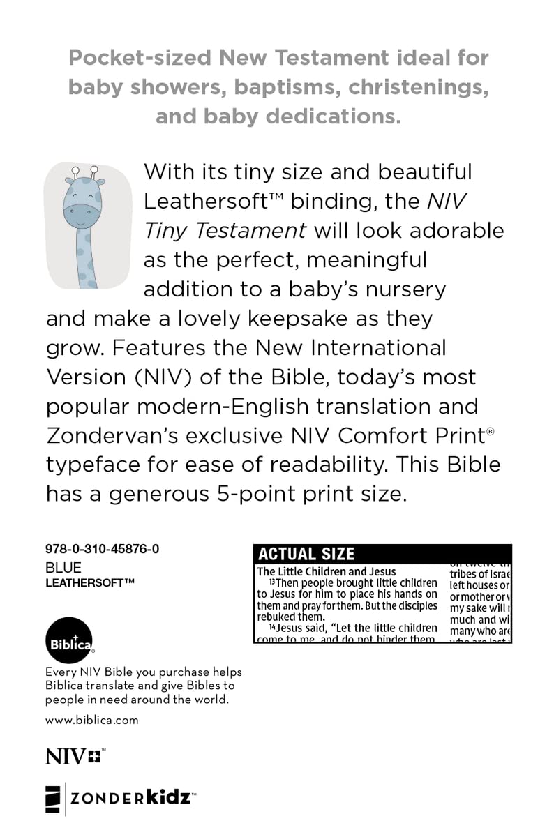 NIV Tiny Testament Bible