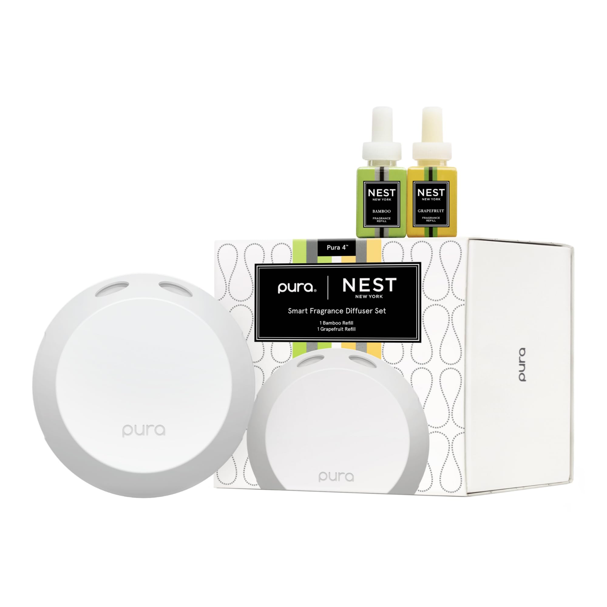 Nest x Pura 4 Smart Fragrance Diffuser Set