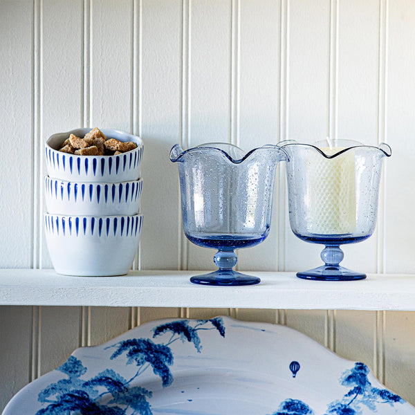 Sitio Stripe Delft Blue Ramekin