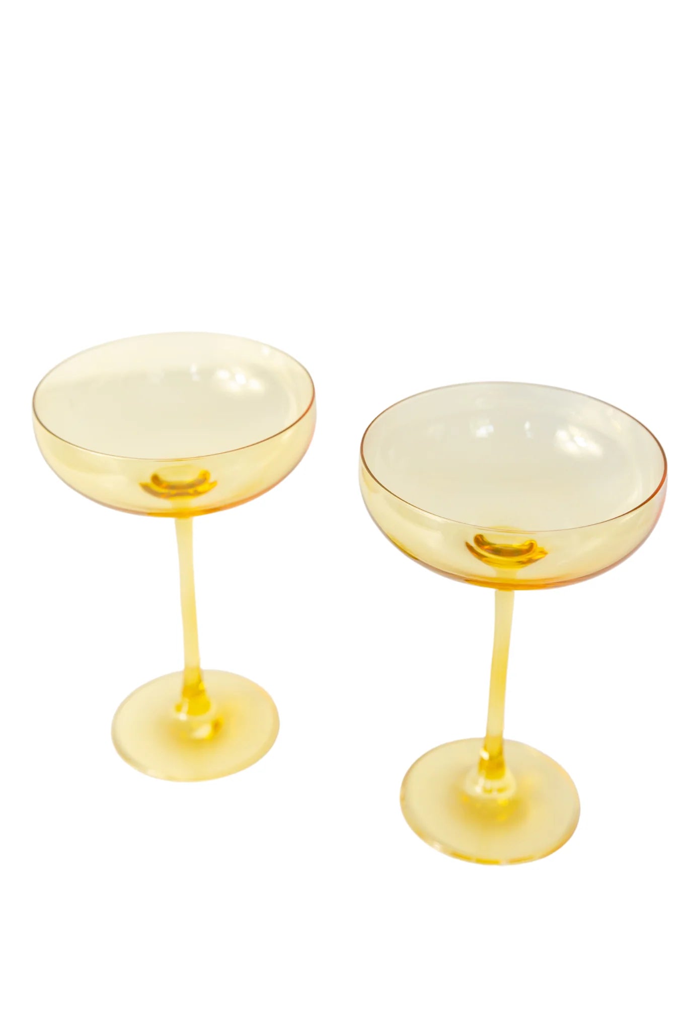 Estelle Champagne Coupe Stemware - Bundle - Yellow