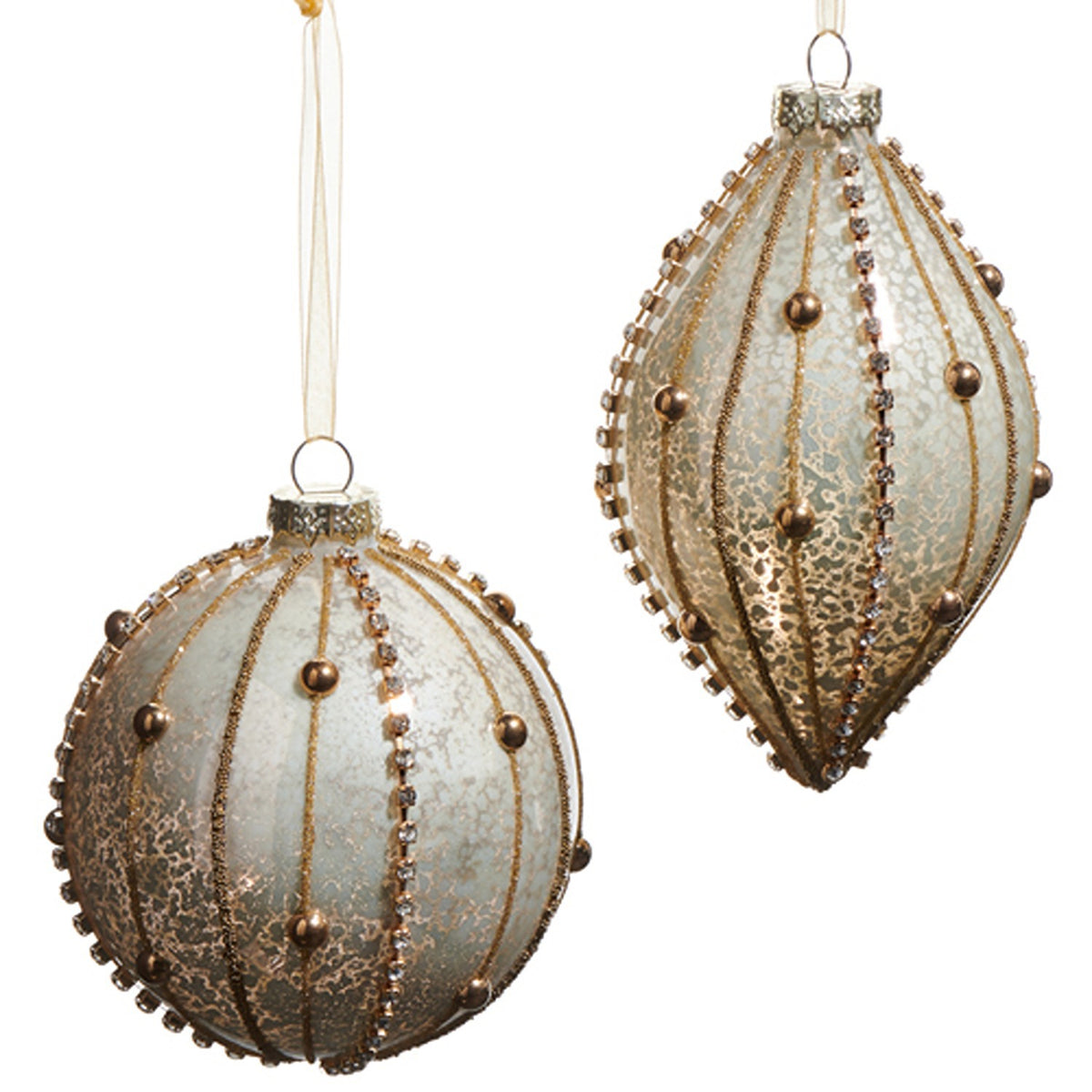 Gold Bead Ornament