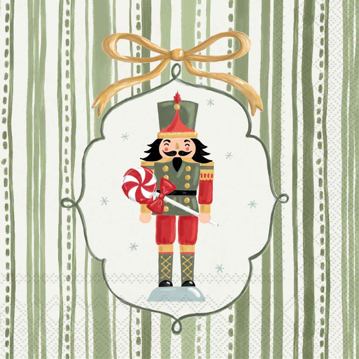 Frosty Nutcracker Napkins