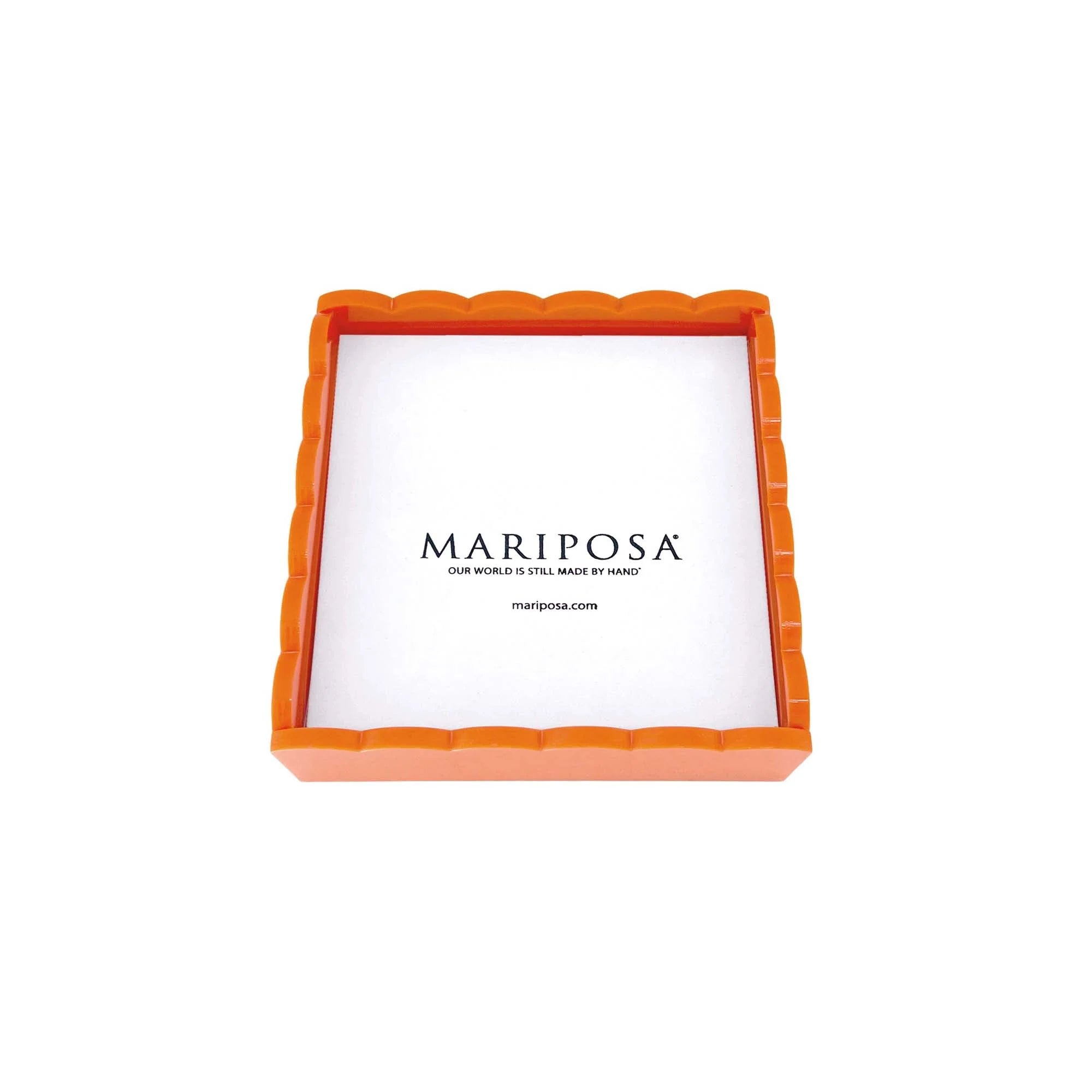 Scallop Napkin Box with Insert