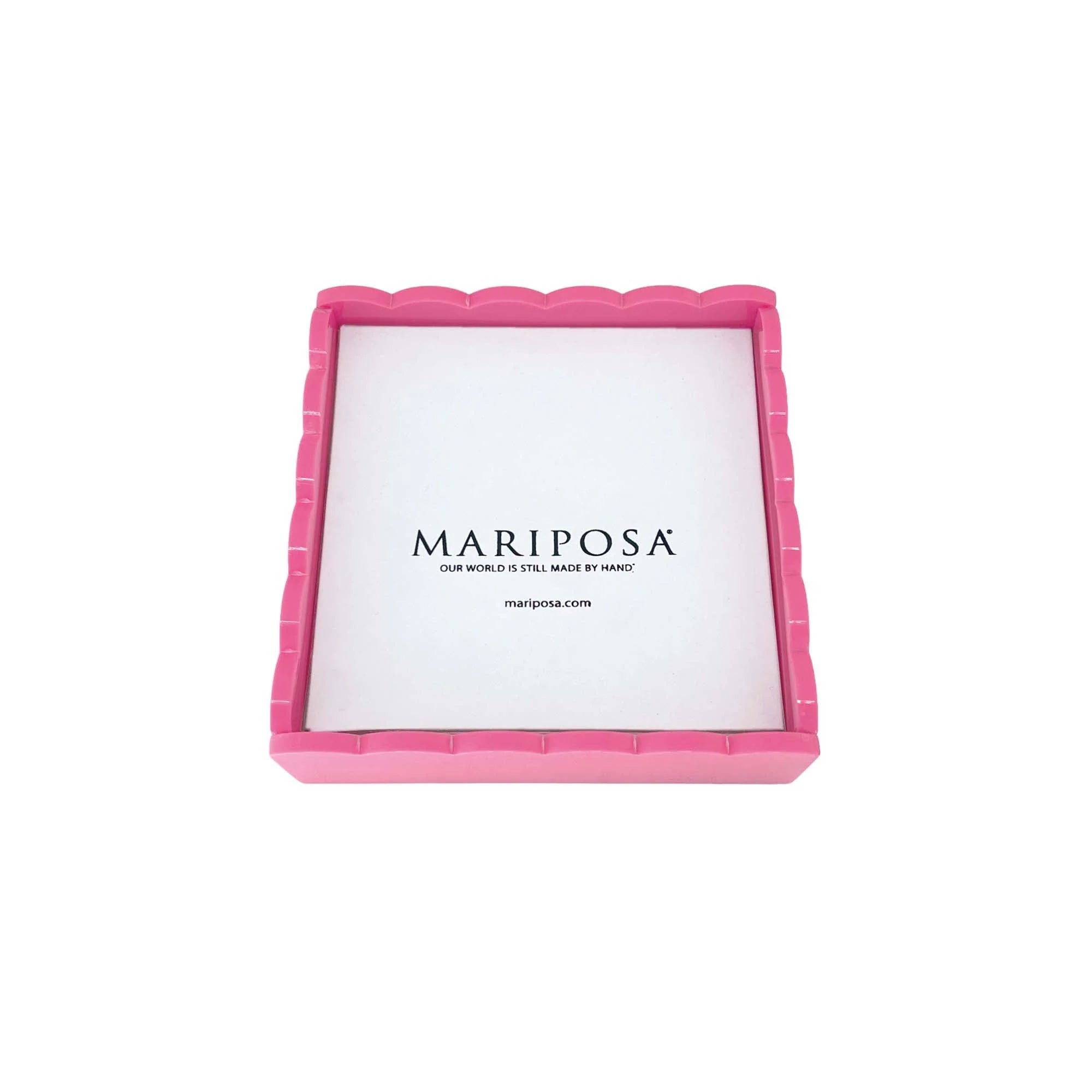 Scallop Napkin Box with Insert