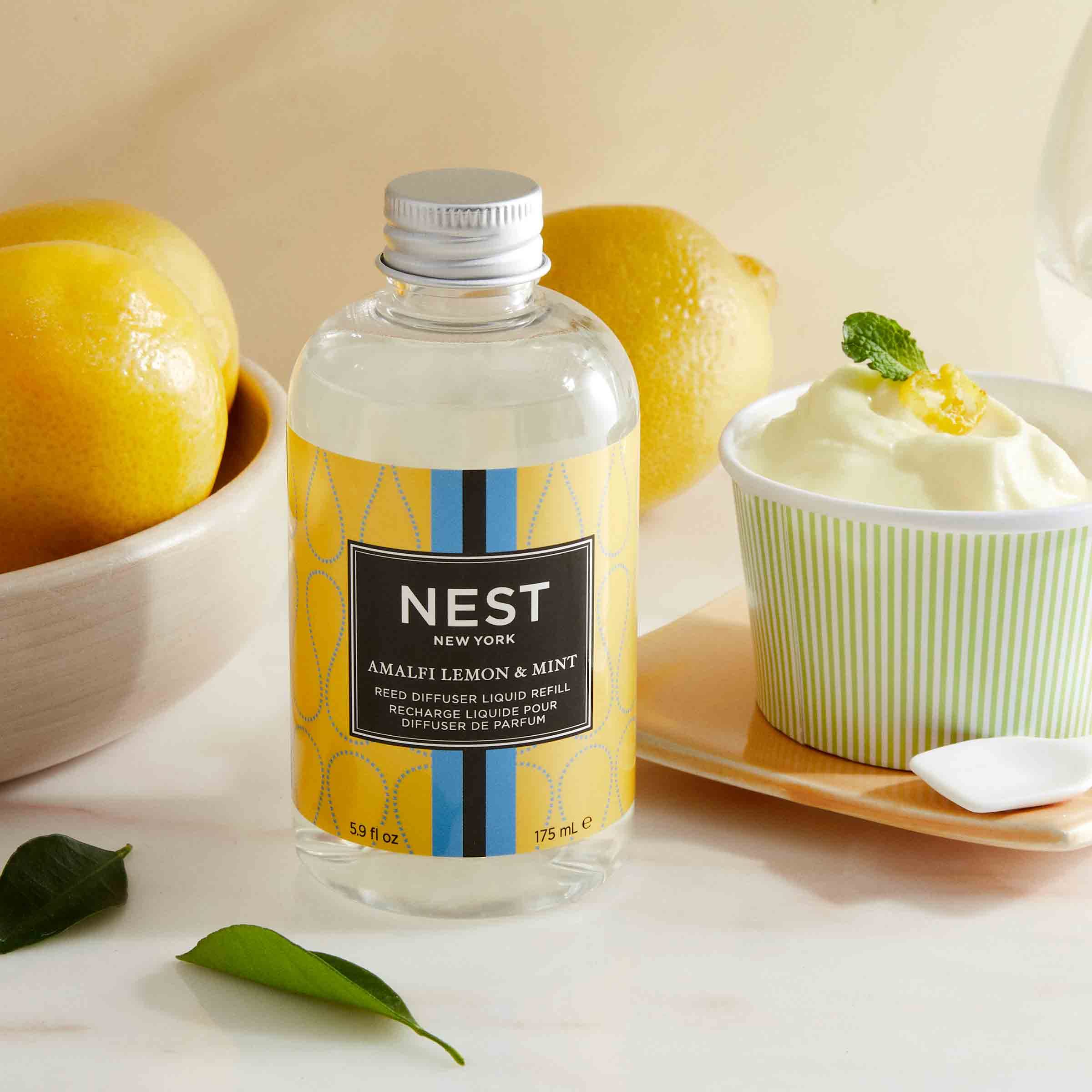 Amalfi Lemon & Mint Reed Diffuser Liquid Refill